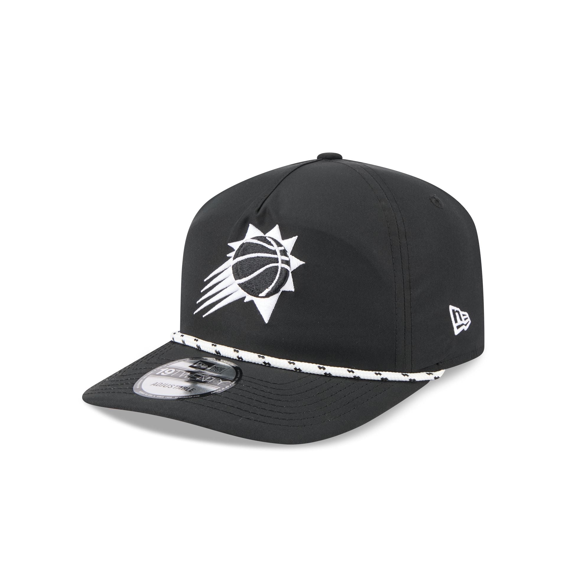 Phoenix Suns Black and White Rope 19TWENTY Snapback Hat