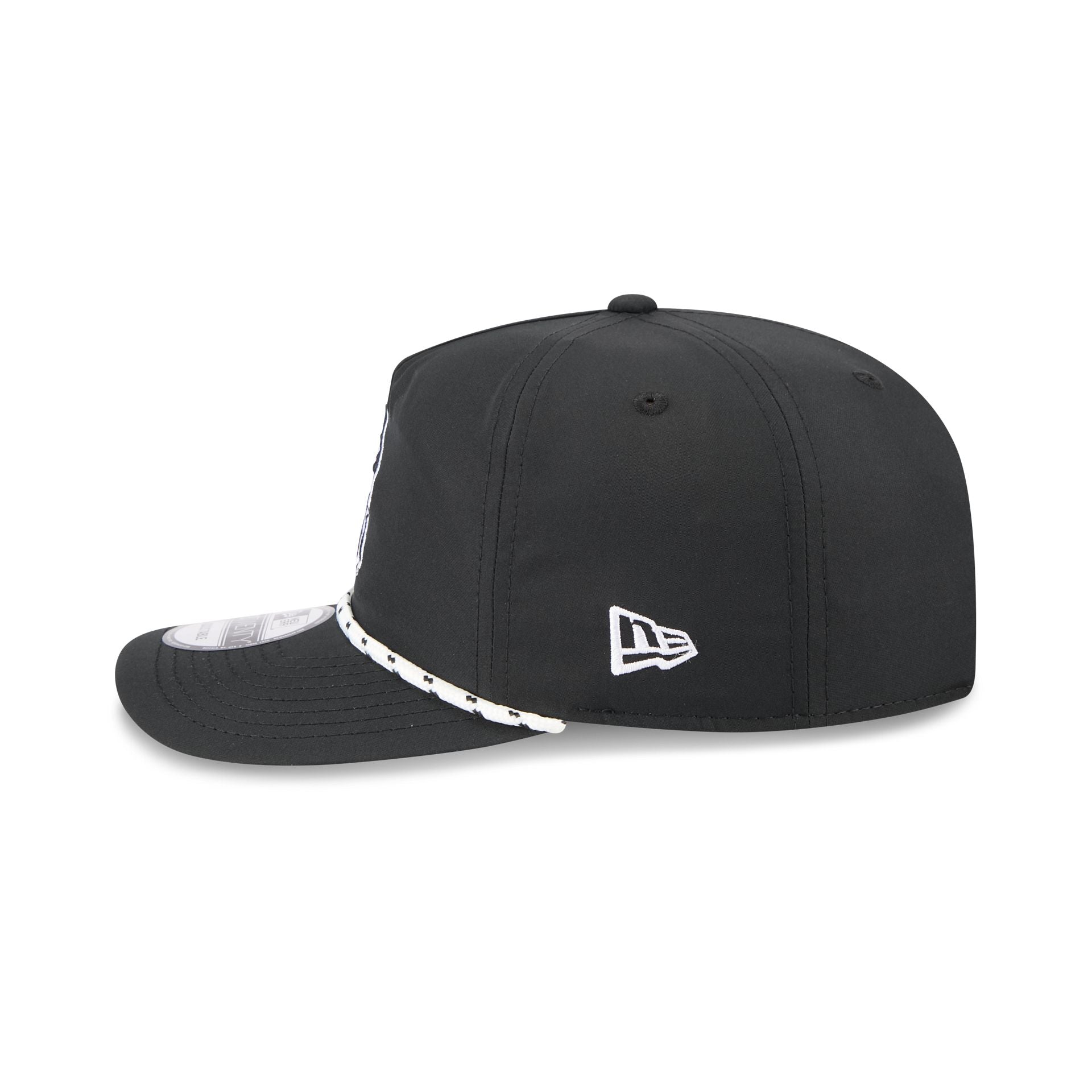 Duke Blue Devils Black and White Rope 19TWENTY Snapback Hat - Image 4