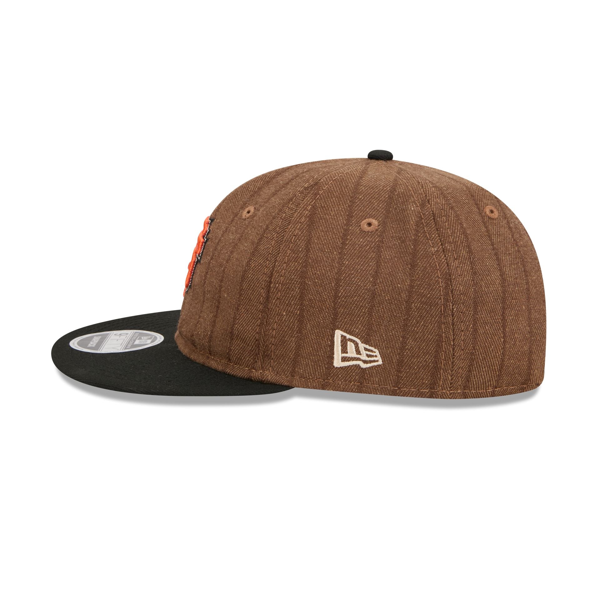San Francisco Giants Three Looms Wool Pinstripe Retro Crown 9FIFTY Adjustable Hat - Image 5