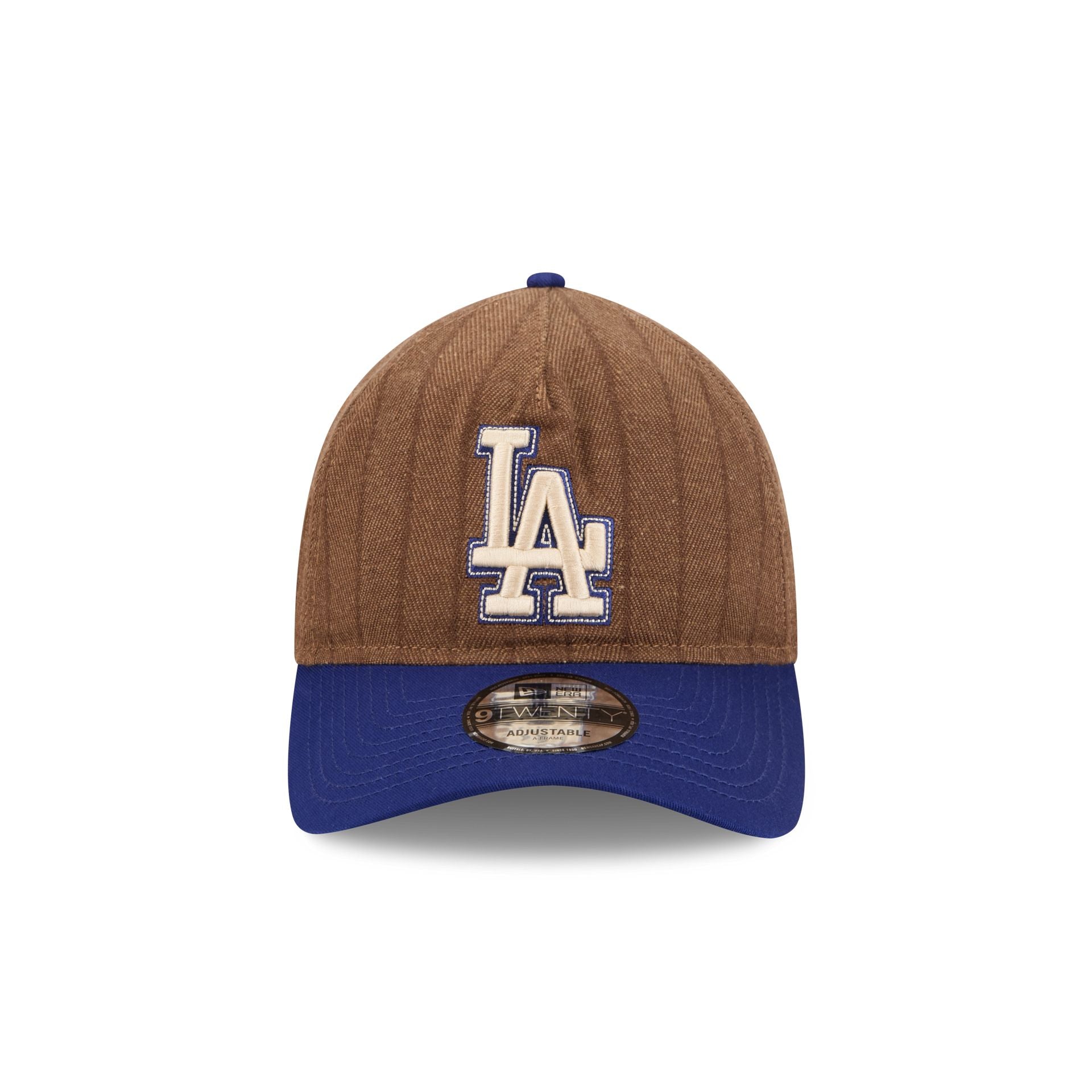 Los Angeles Dodgers Three Looms Wool Pinstripe 9TWENTY A-Frame Adjustable Hat - Image 2