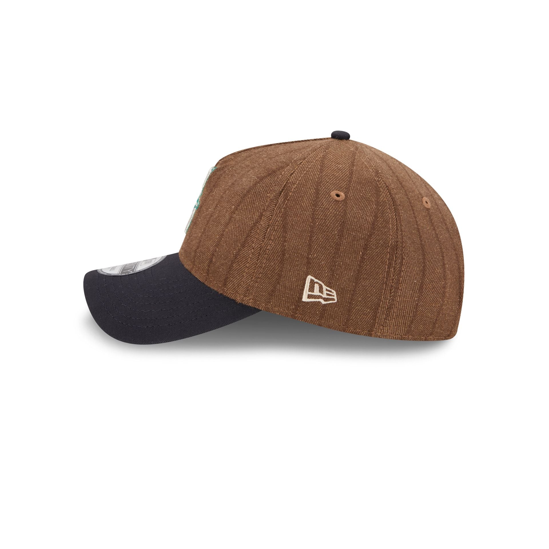 Seattle Mariners Three Looms Wool Pinstripe 9TWENTY A-Frame Adjustable Hat - Image 5