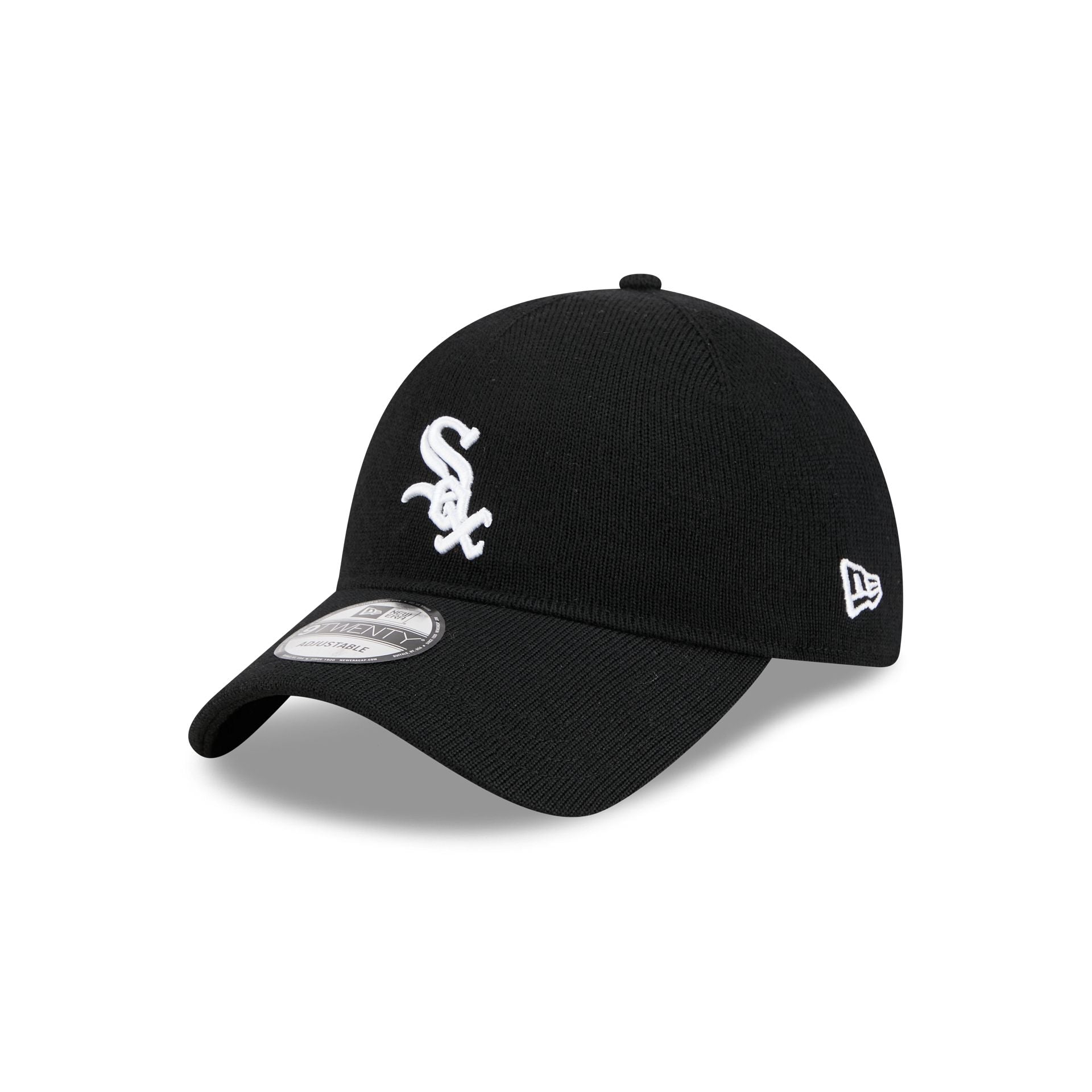 Chicago White Sox Merino Wool Black 9TWENTY Adjustable Hat