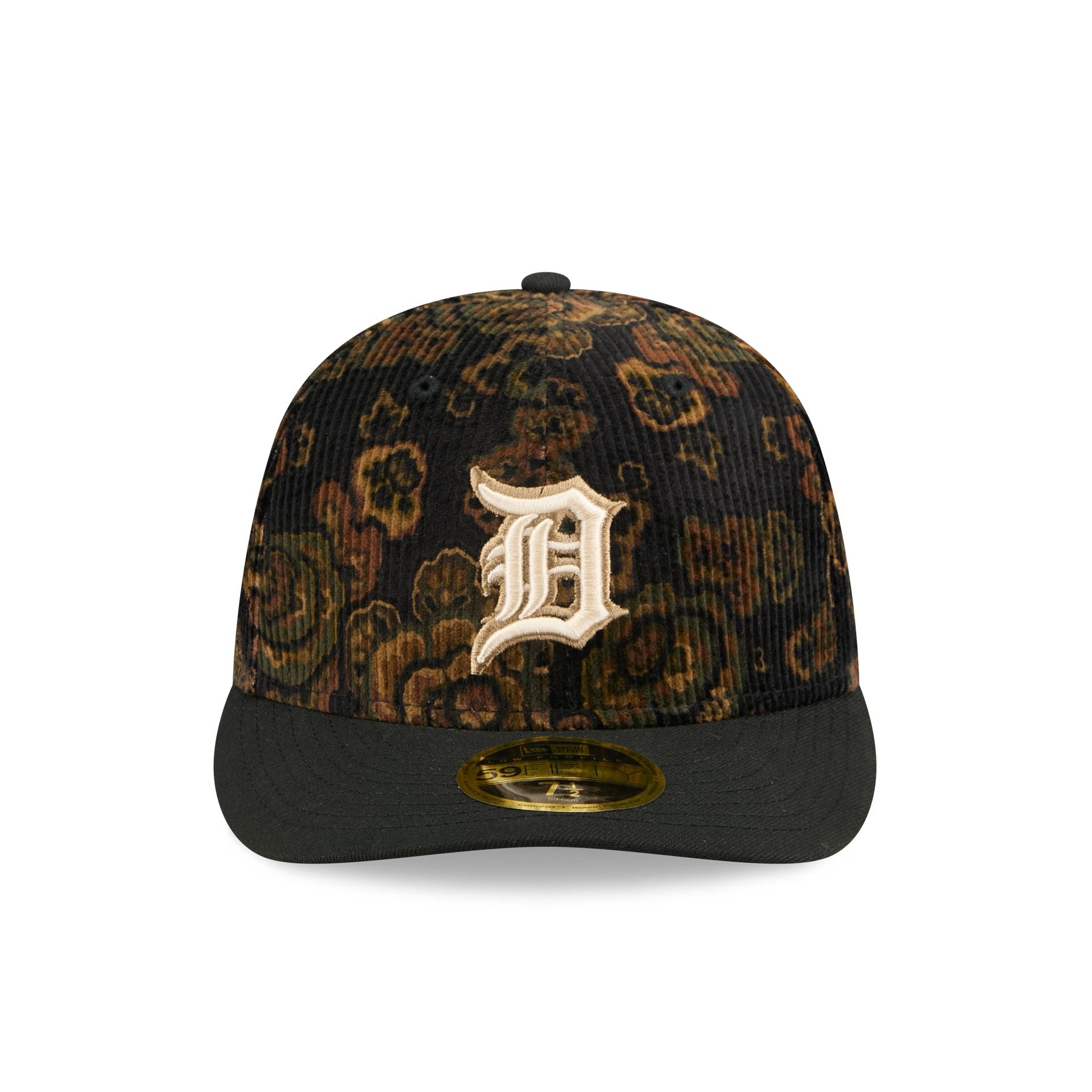 Detroit Tigers Three Looms Floral Cord Low Profile 59FIFTY Fitted Hat - Image 2