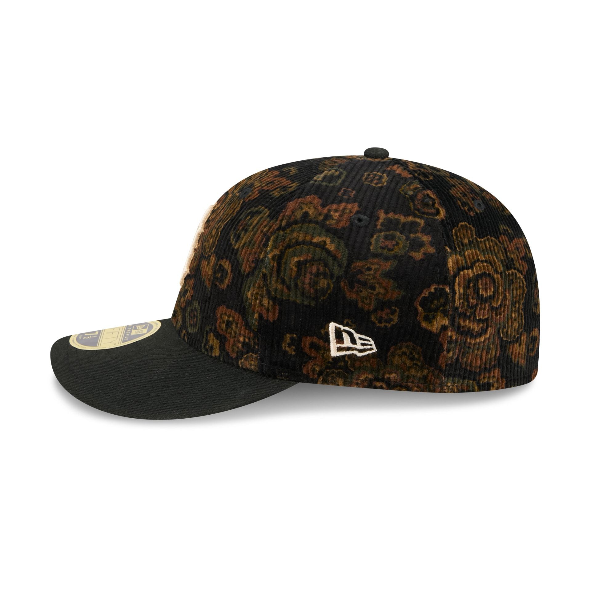 Boston Red Sox Three Looms Floral Cord Low Profile 59FIFTY Fitted Hat - Image 4