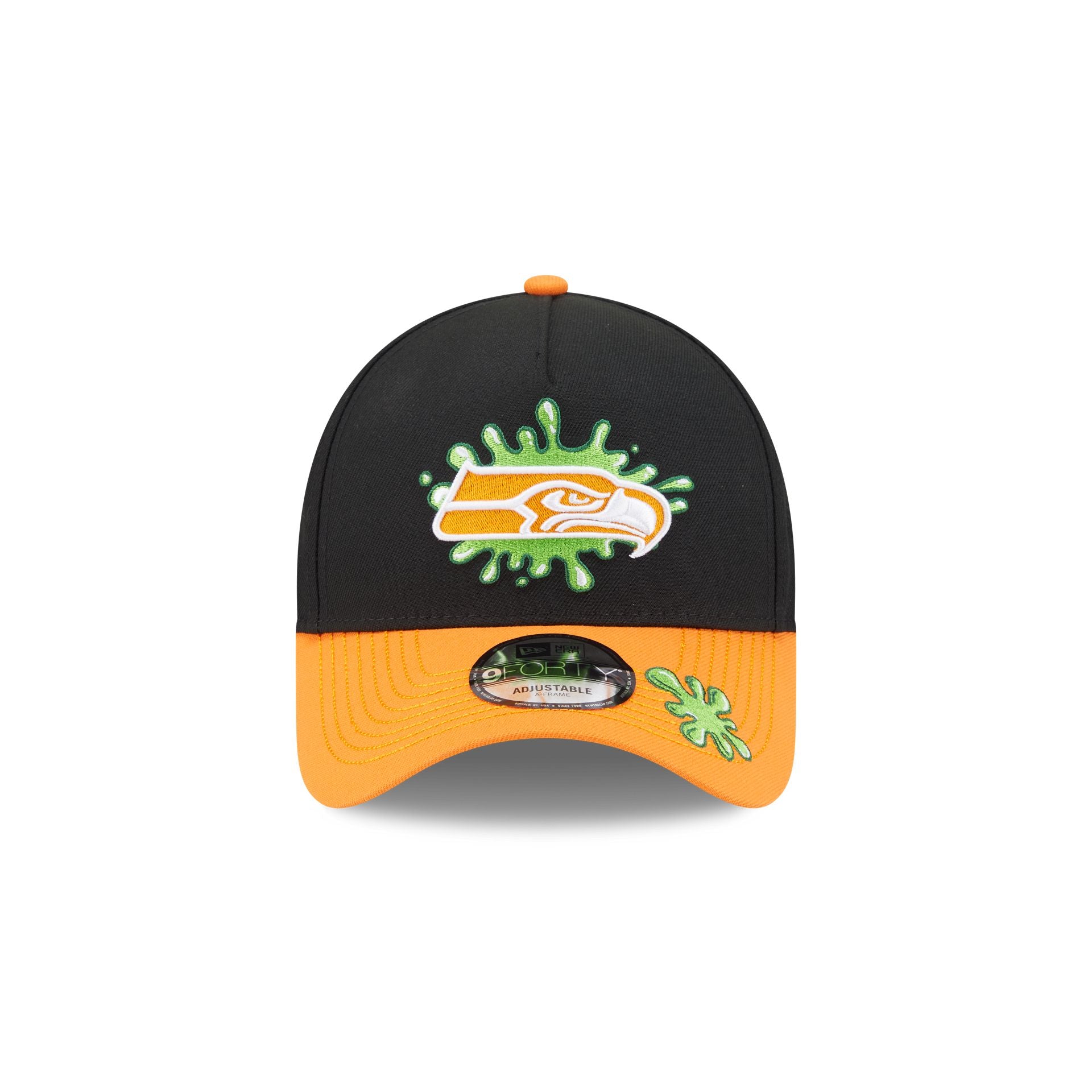 Nickelodeon Slime x Seattle Seahawks 9FORTY A-Frame Snapback Hat - Image 2