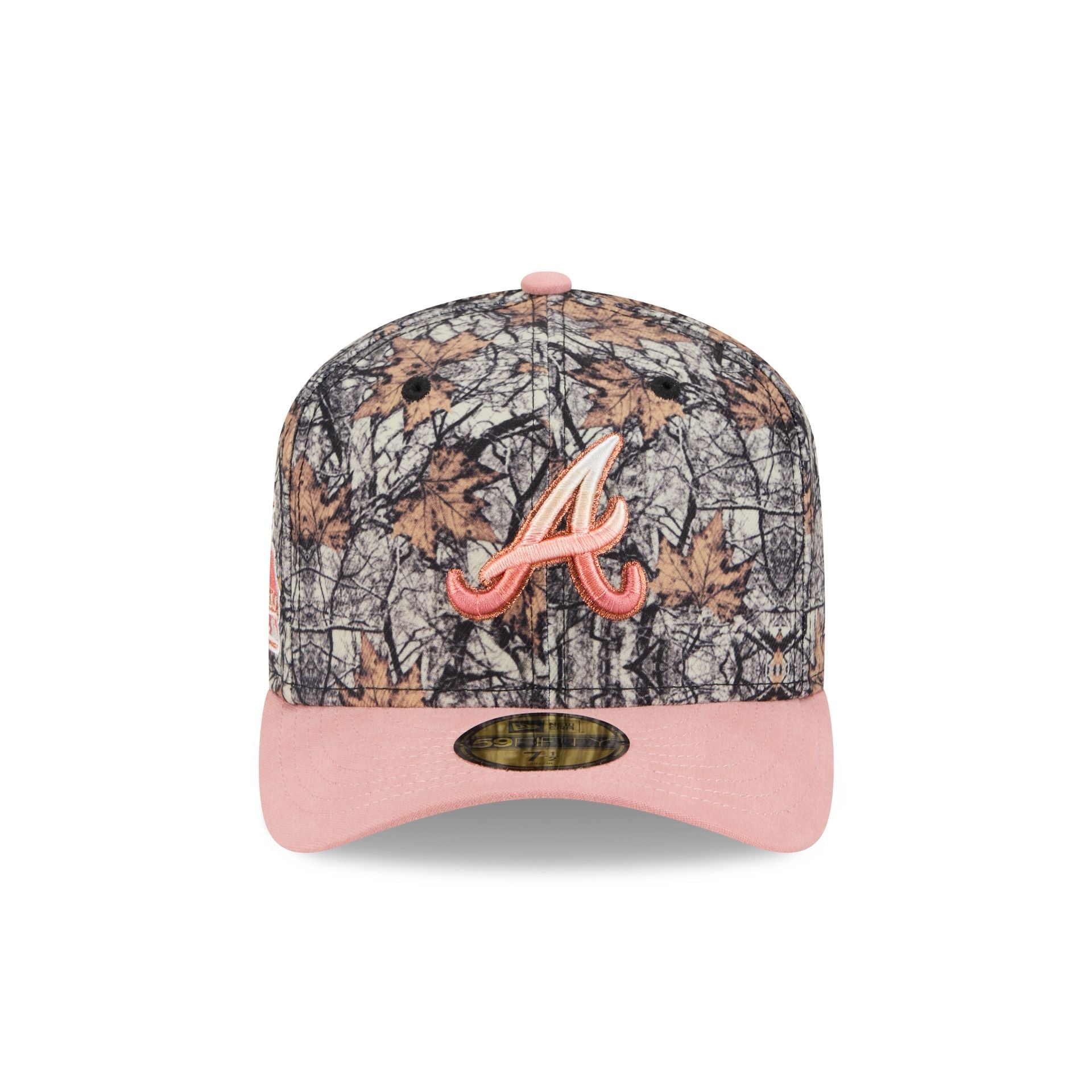 Just Caps Gradient Camo Atlanta Braves 59FIFTY Fitted Hat - Image 2