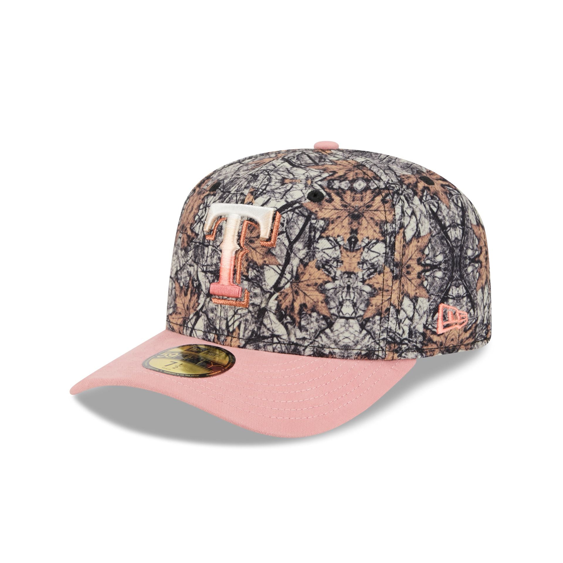 Just Caps Gradient Camo Texas Rangers 59FIFTY Fitted Hat - Image 3