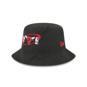 Chicago Bulls Nylon Logo Bucket Hat
