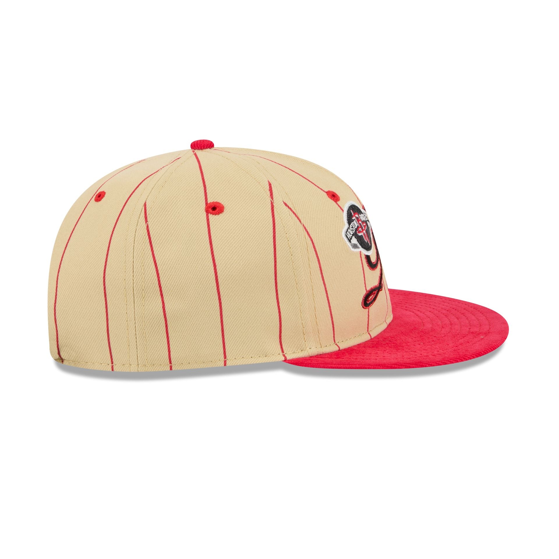 Houston Rockets Pinstripe Script Retro Crown 9FIFTY Adjustable Hat - Image 5