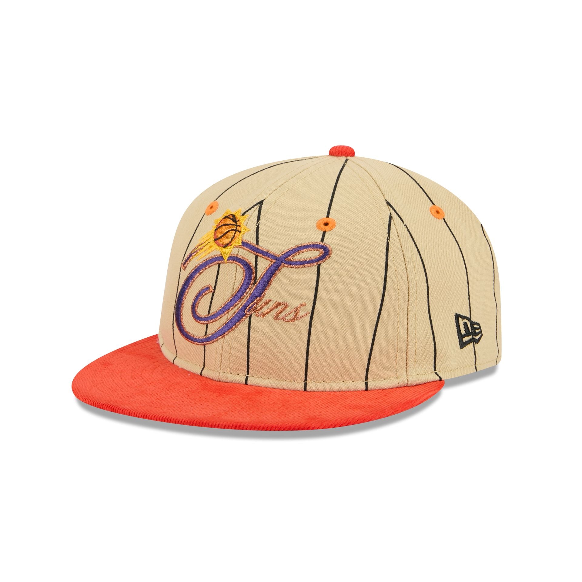 Phoenix Suns Pinstripe Script Retro Crown 9FIFTY Adjustable Hat