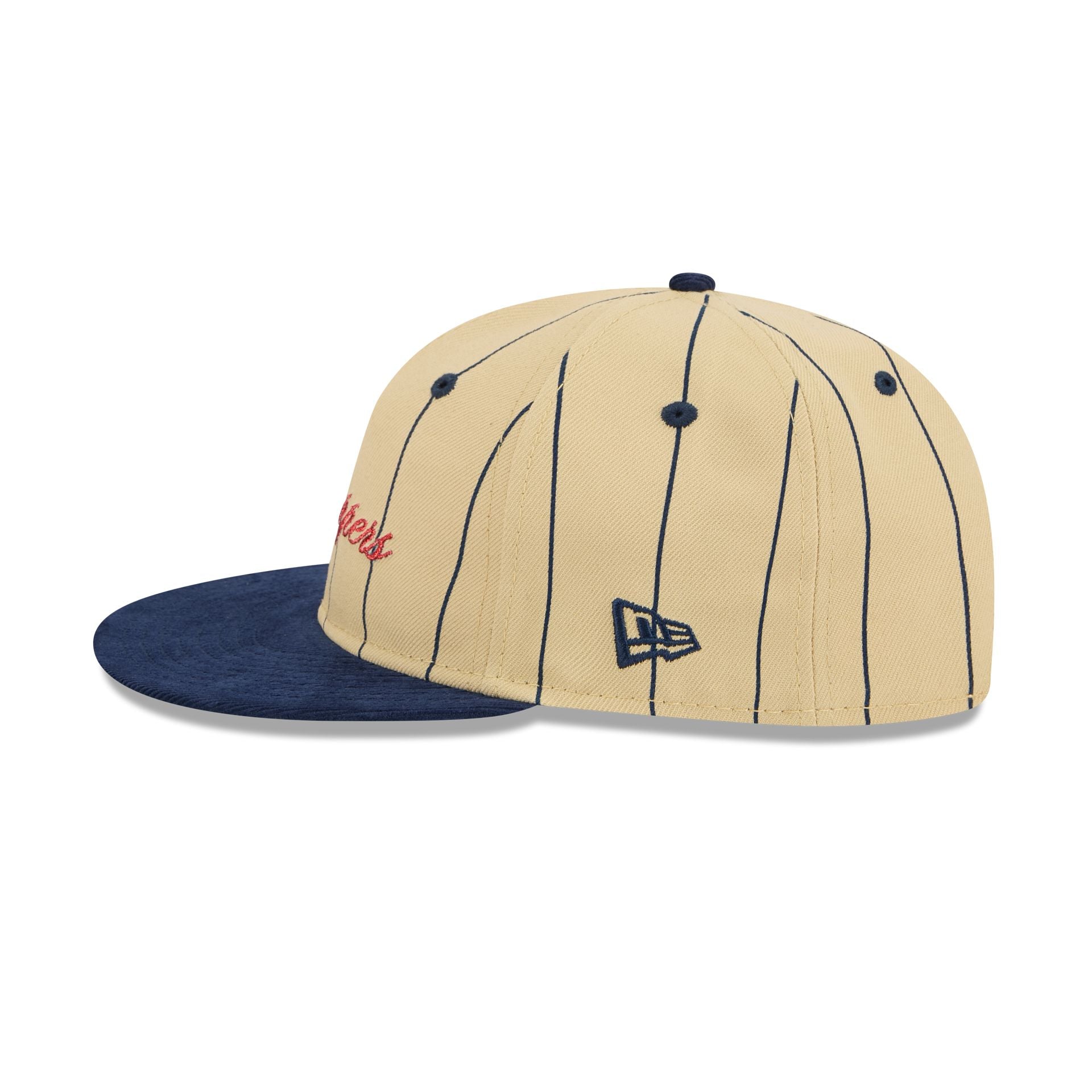 Los Angeles Clippers Pinstripe Script Retro Crown 9FIFTY Adjustable Hat - Image 4