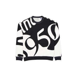 New Era Branded 59FIFTY Splitter Black Crewneck