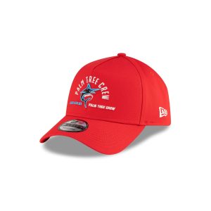 Palm Tree Crew x Miami Marlins Red 9FORTY A-Frame Snapback Hat