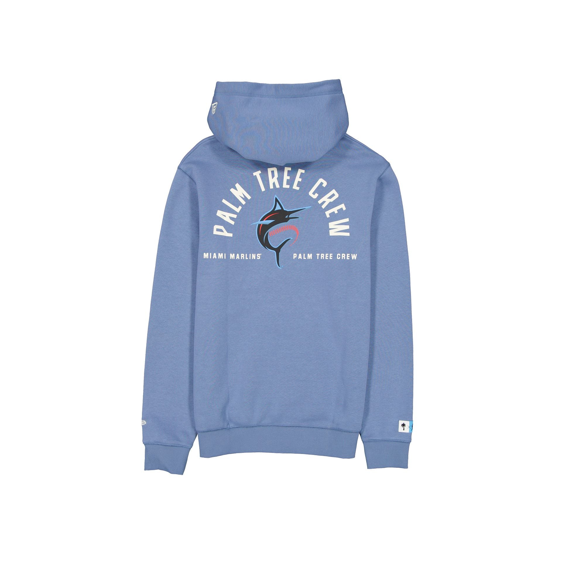 Palm Tree Crew x Miami Marlins Blue Hoodie - Image 2