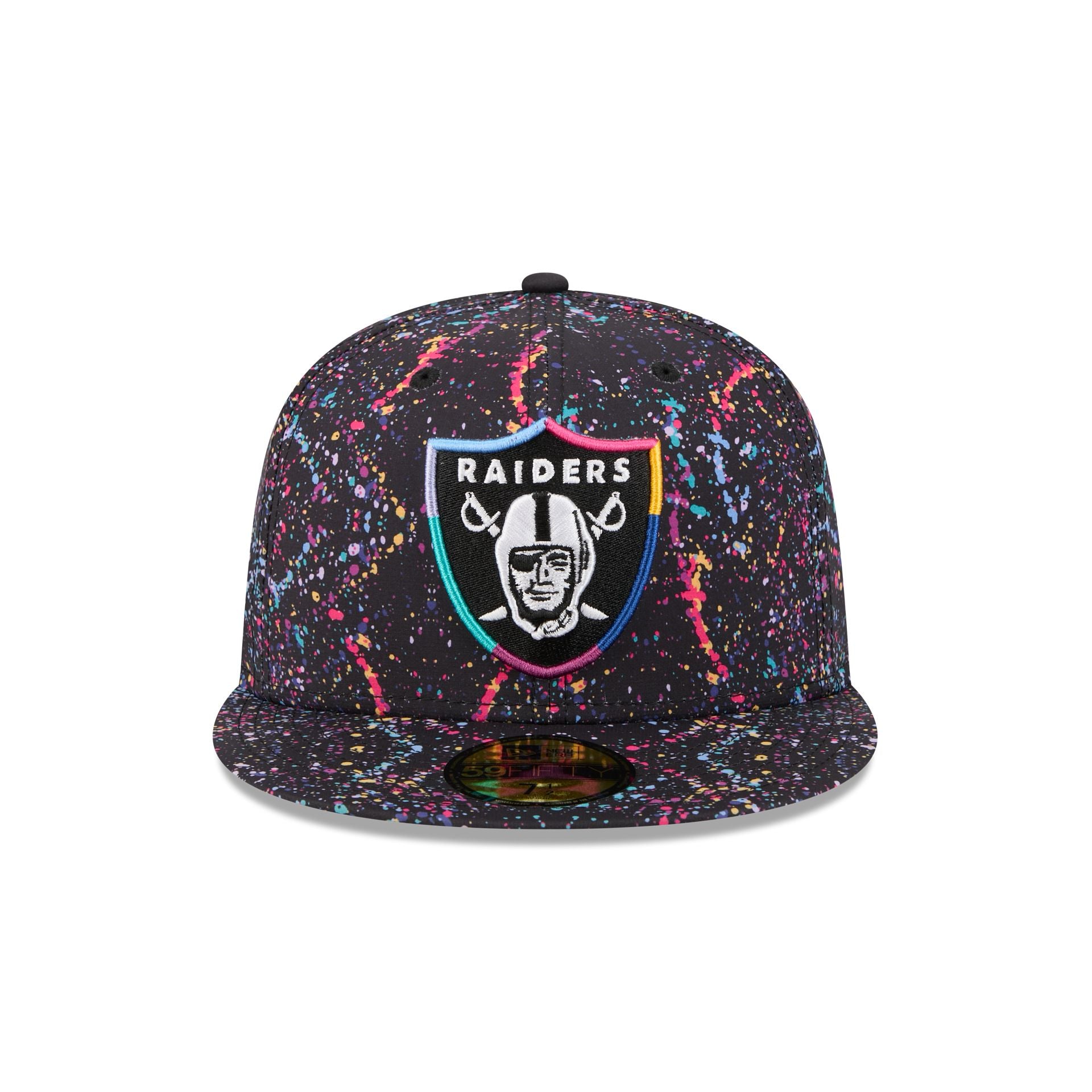 Las Vegas Raiders 2025 Crucial Catch 59FIFTY Fitted Hat - Image 2
