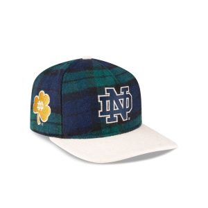 Notre Dame Fighting Irish Plaid Letterman 19TWENTY Adjustable Hat