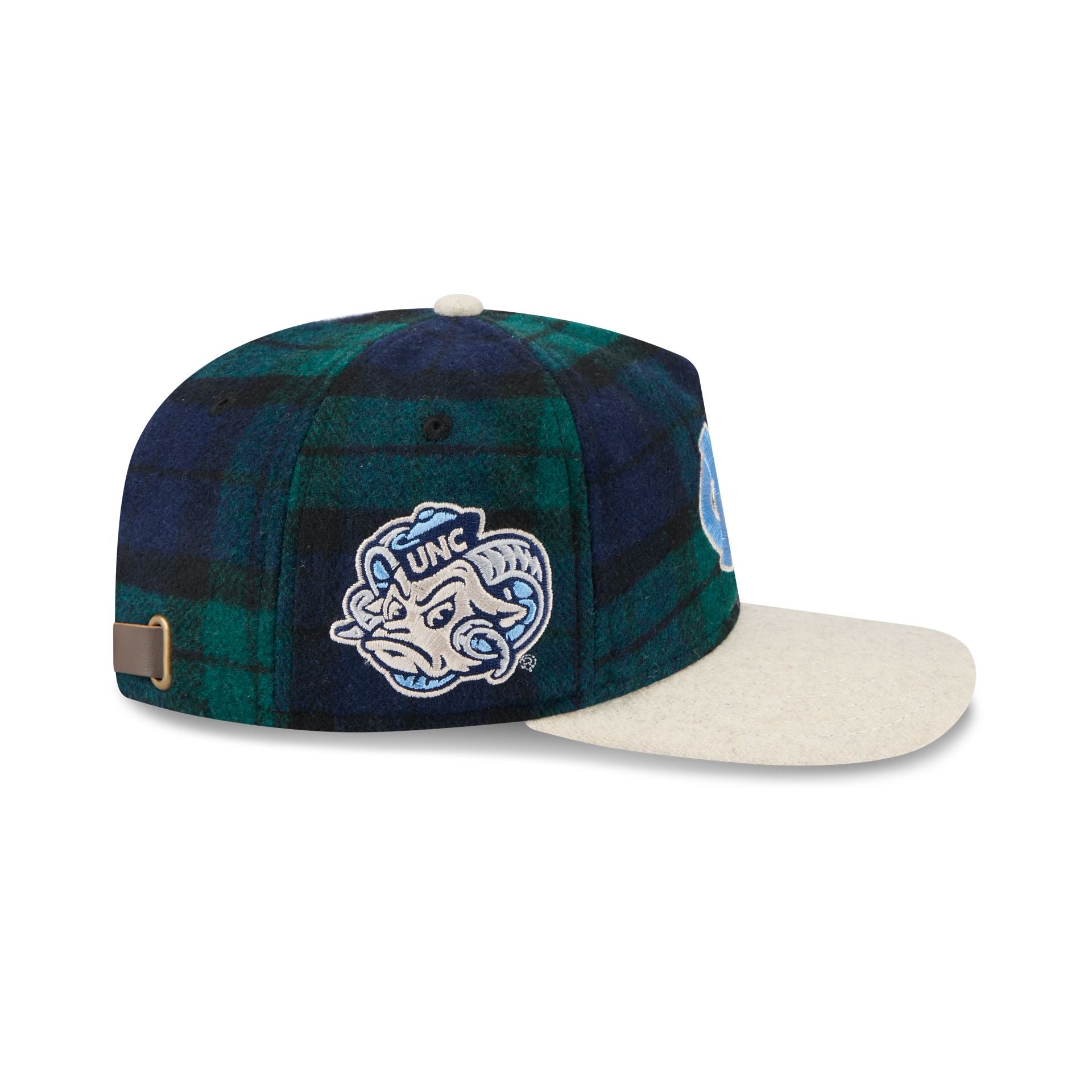 North Carolina Tar Heels Plaid Letterman 19TWENTY Adjustable Hat - Image 4