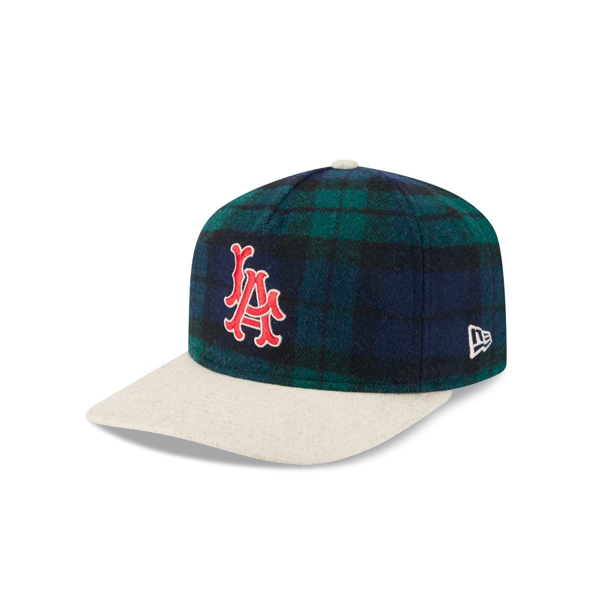 Los Angeles Angels Plaid Letterman 19TWENTY Adjustable Hat - Image 3