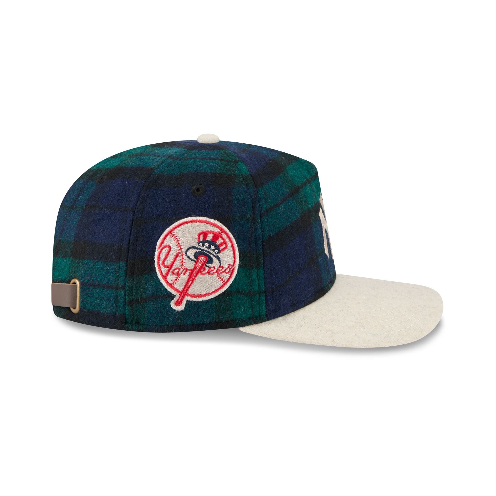 New York Yankees Plaid Letterman 19TWENTY Adjustable Hat - Image 4