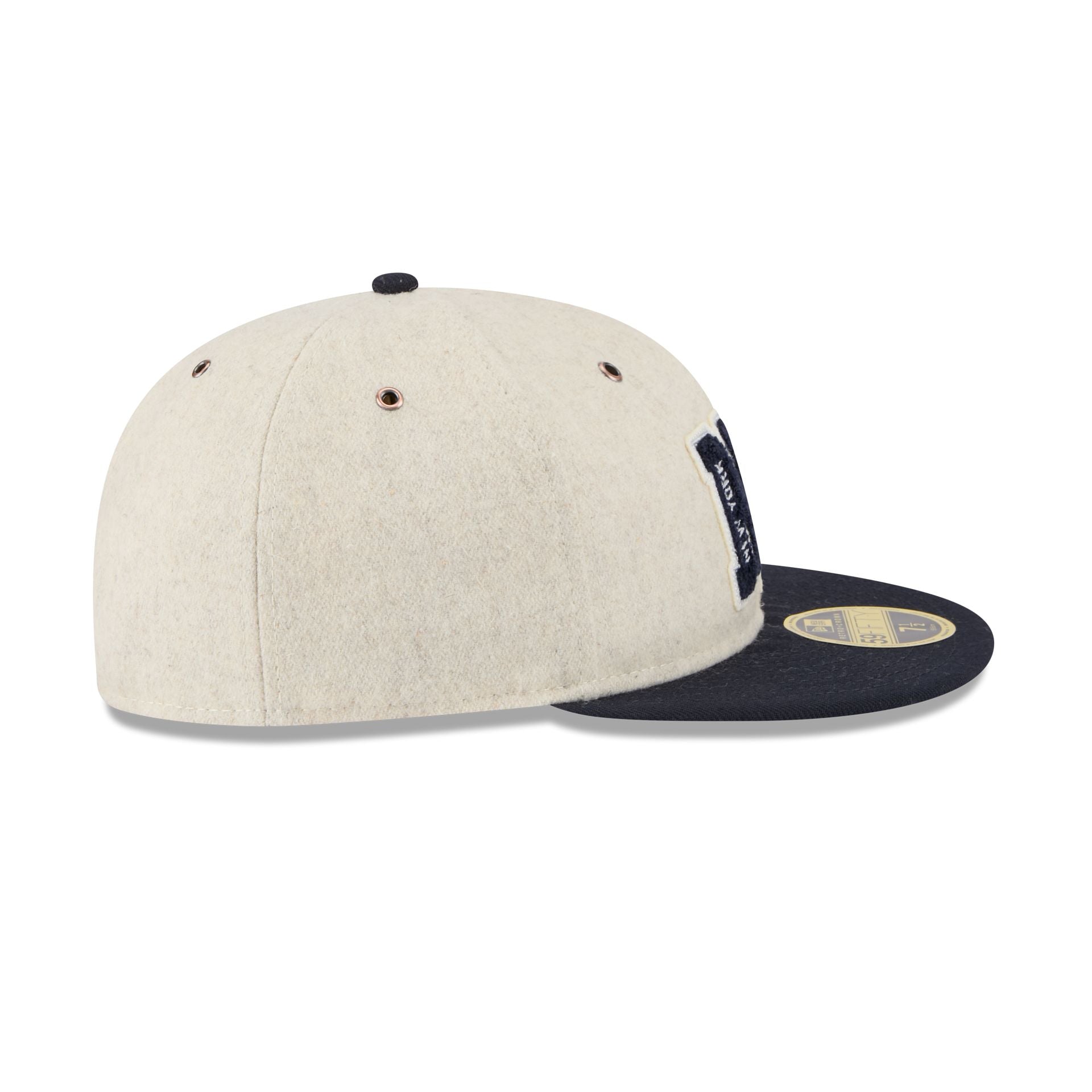 New York Yankees Wool Letterman Retro Crown 59FIFTY Fitted Hat - Image 5