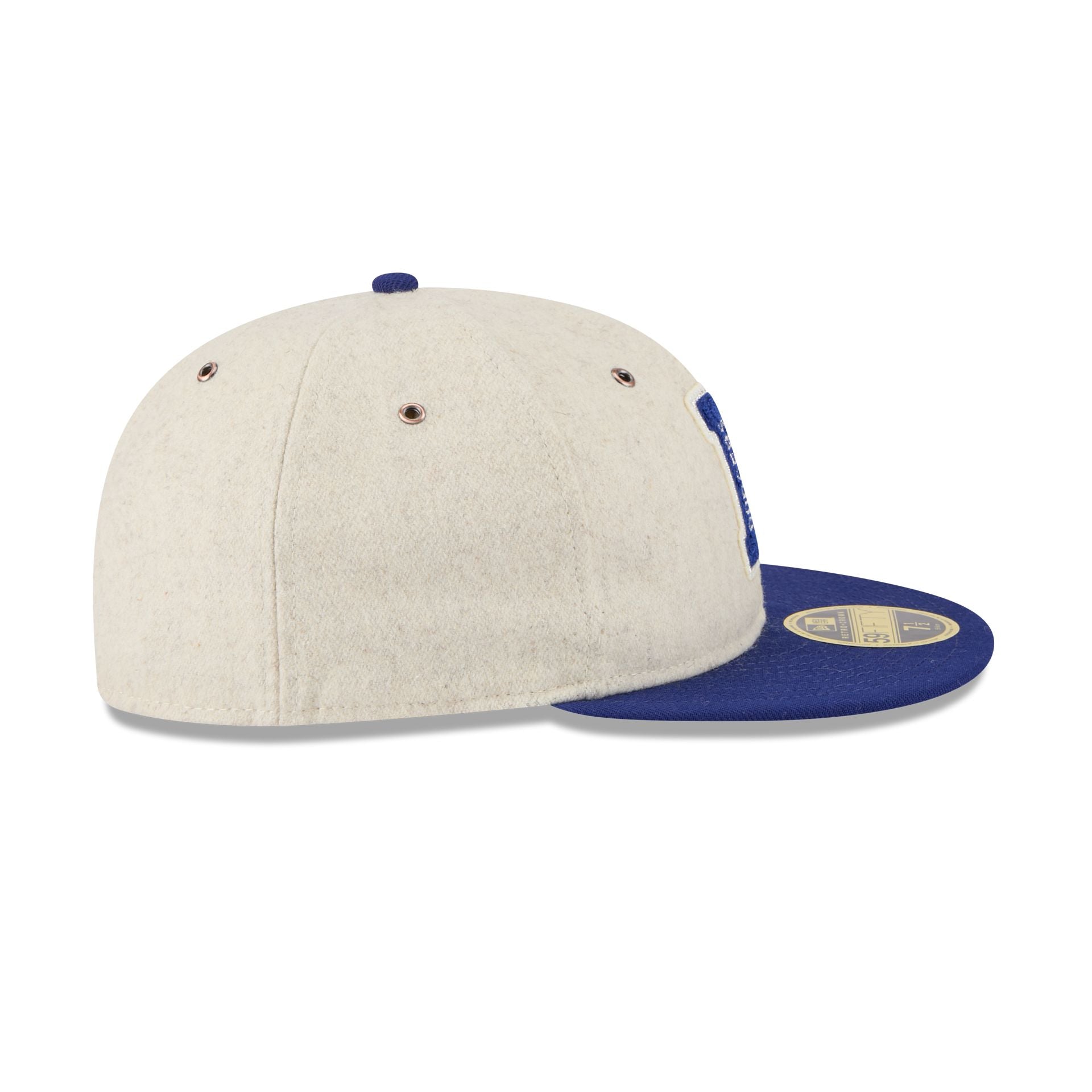 Brooklyn Dodgers Wool Letterman Retro Crown 59FIFTY Fitted Hat - Image 5