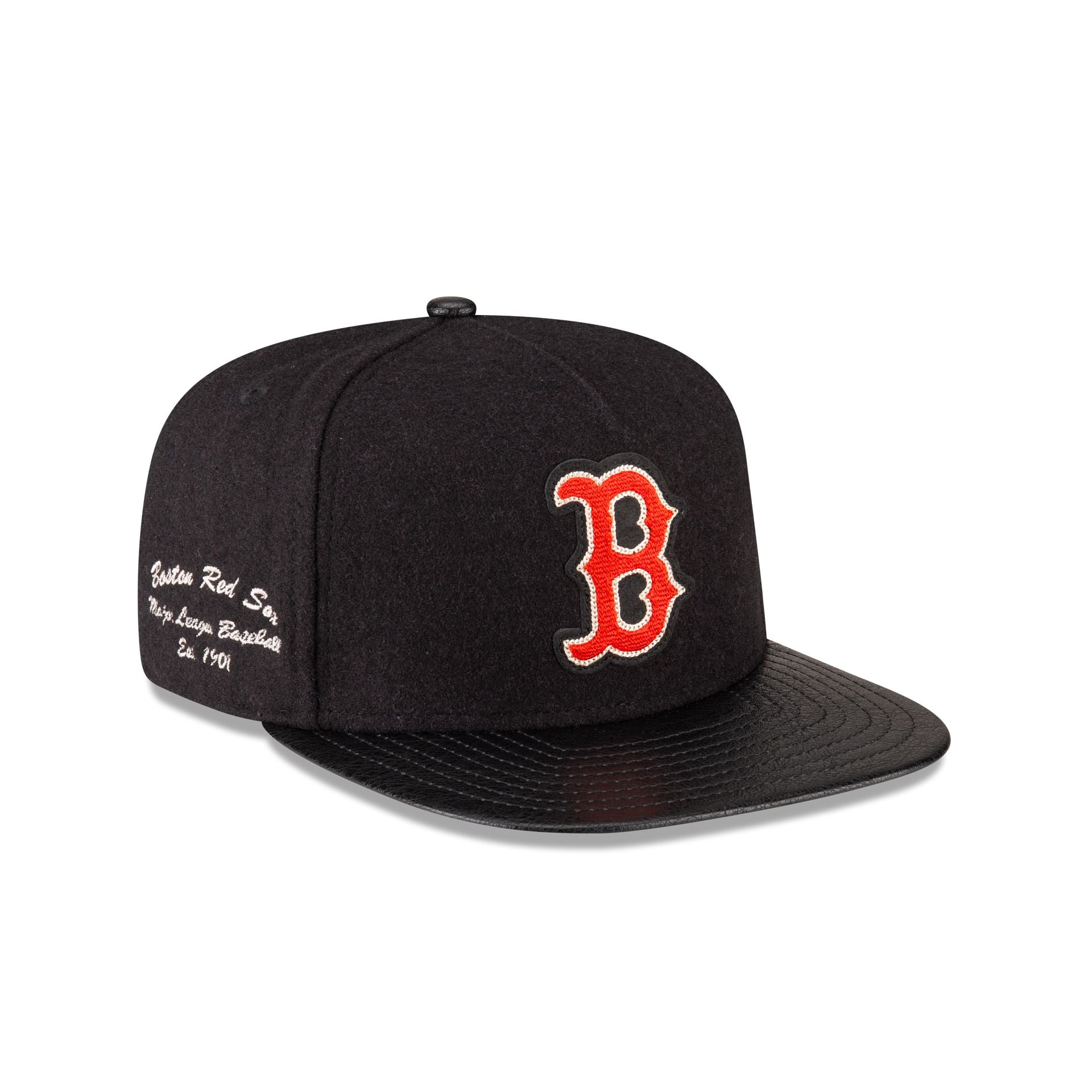 Boston Red Sox Wool Letterman 9FIFTY A-Frame Snapback Hat