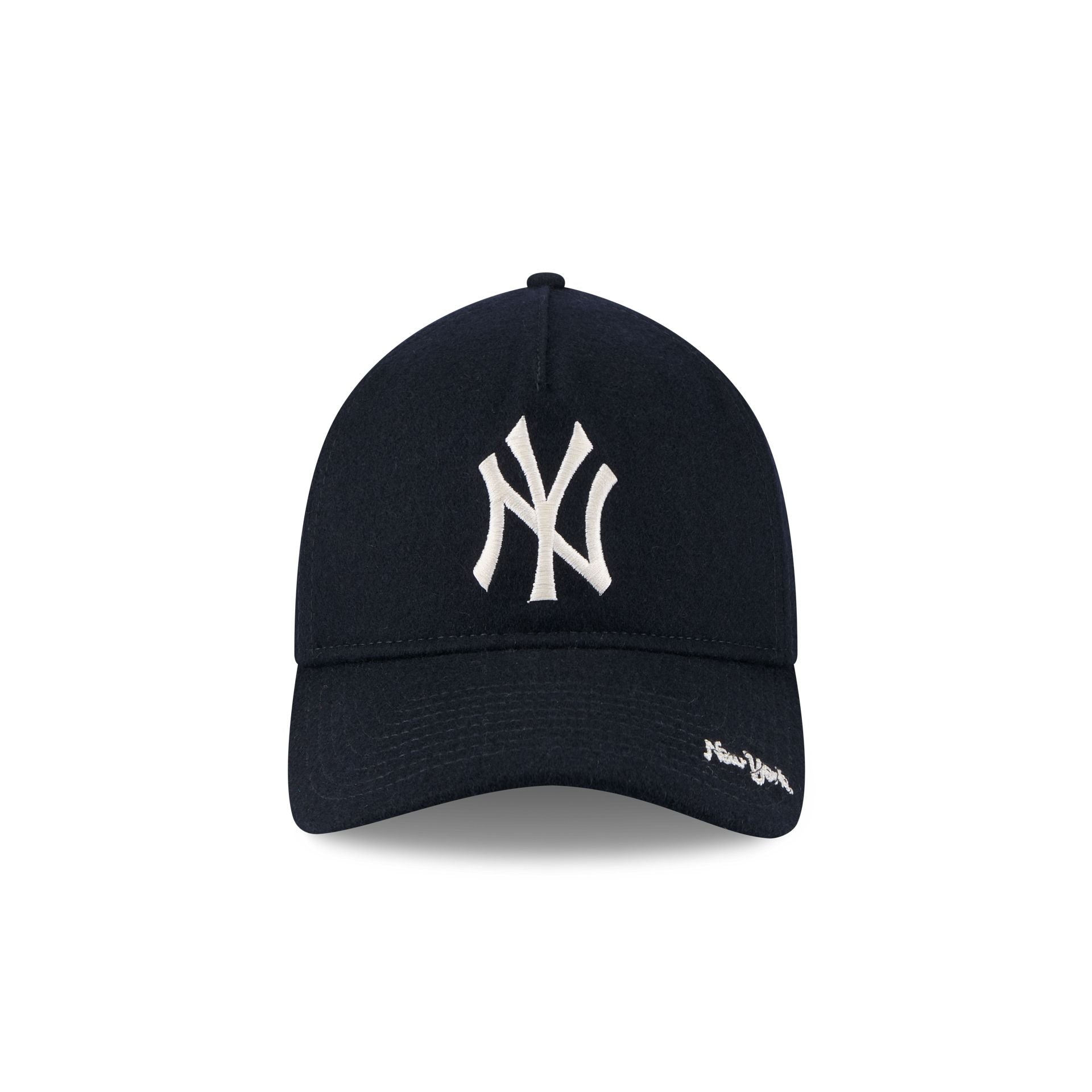 New York Yankees Wool Letterman 9TWENTY A-Frame Adjustable Hat Adjustable Hat - Image 2