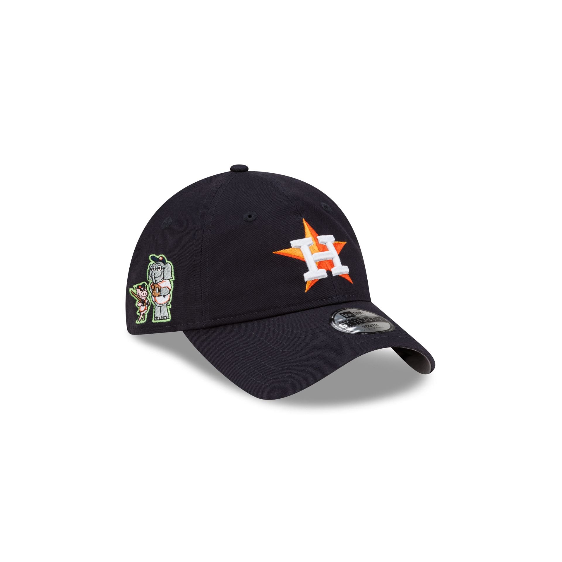 Hidden Pigeon x Houston Astros Youth 9TWENTY Adjustable Hat