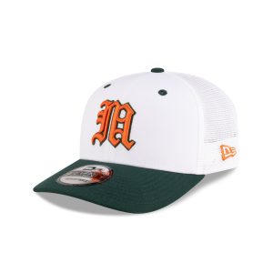 New Era x adidas Miami Hurricanes White 9SEVENTY Trucker Hat