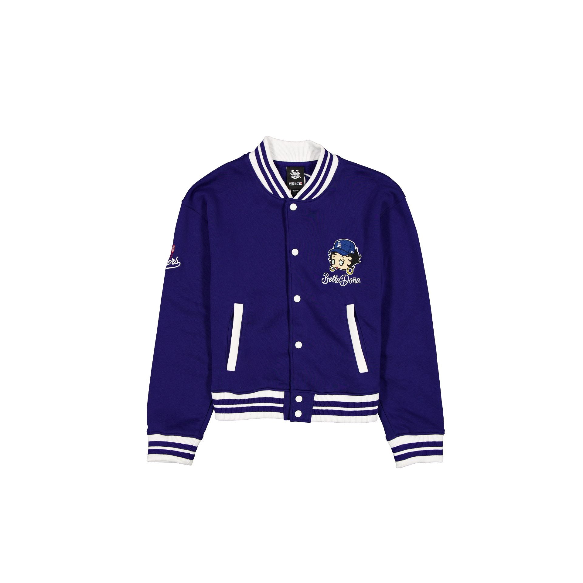 Bella Doña x Betty Boop x Los Angeles Dodgers Women's Fleece Jacket