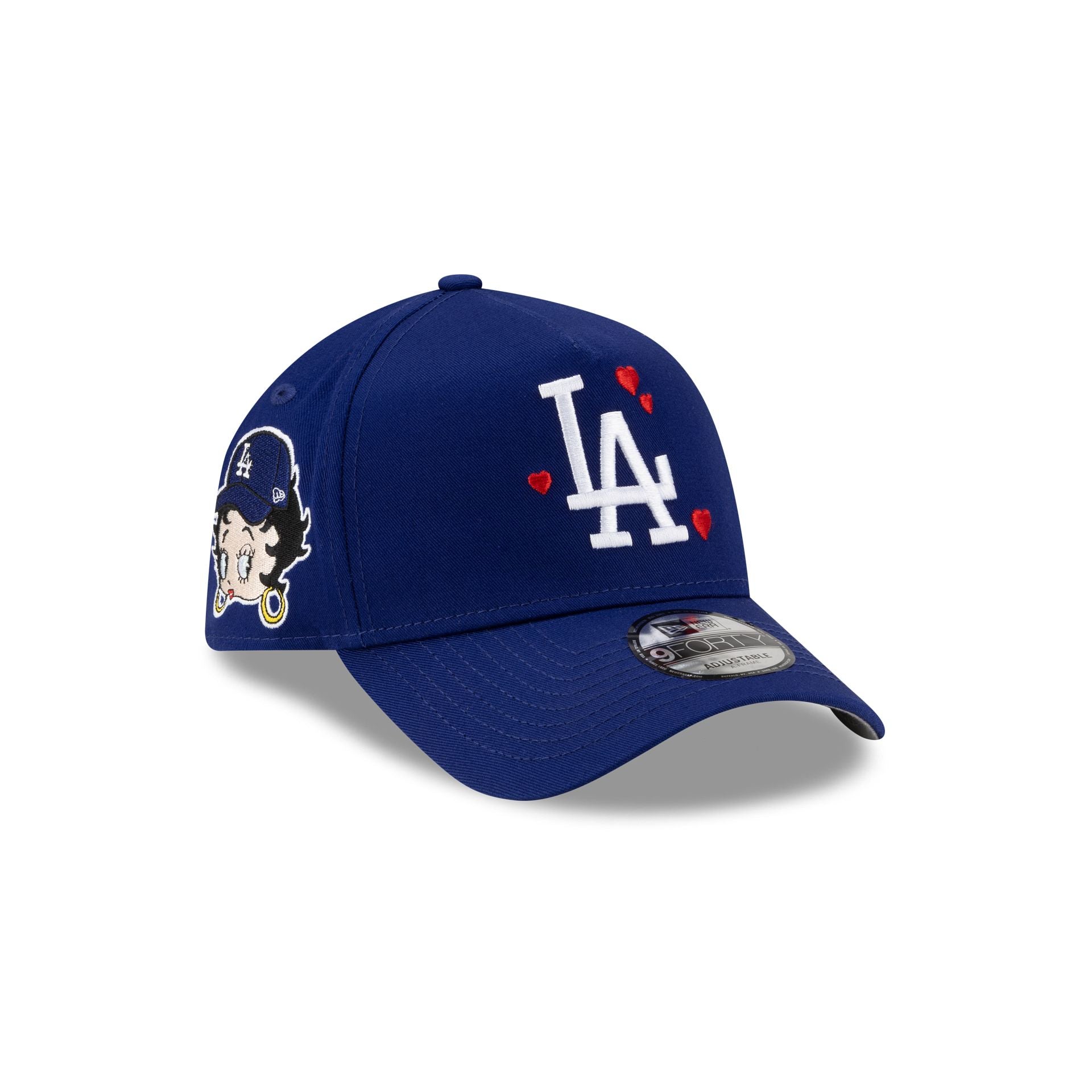 Bella Doña x Betty Boop x Los Angeles Dodgers 9FORTY A-Frame Snapback Hat