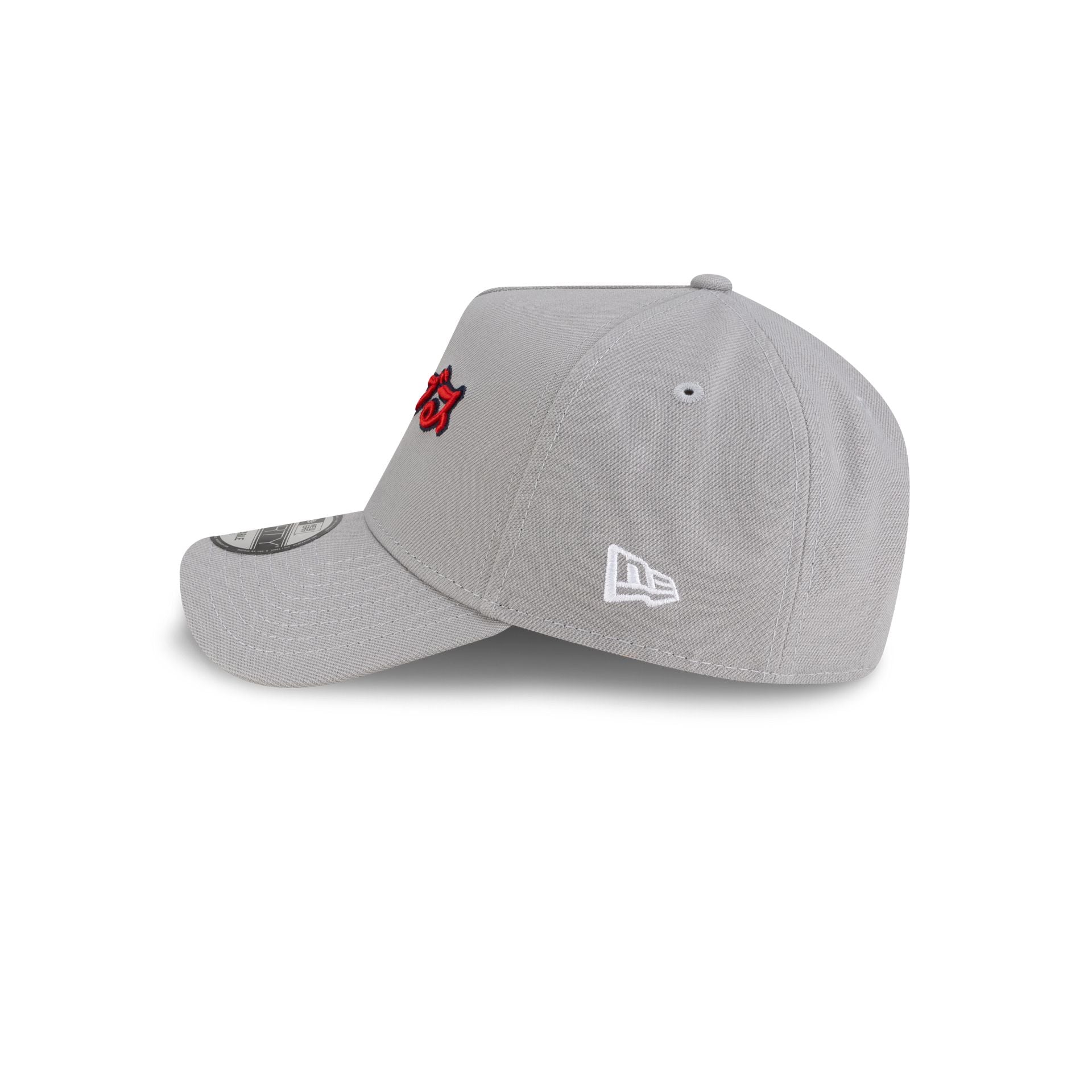 Hyperfly Katakana x Atlanta Braves Gray 9FORTY A-Frame Snapback Hat - Image 5