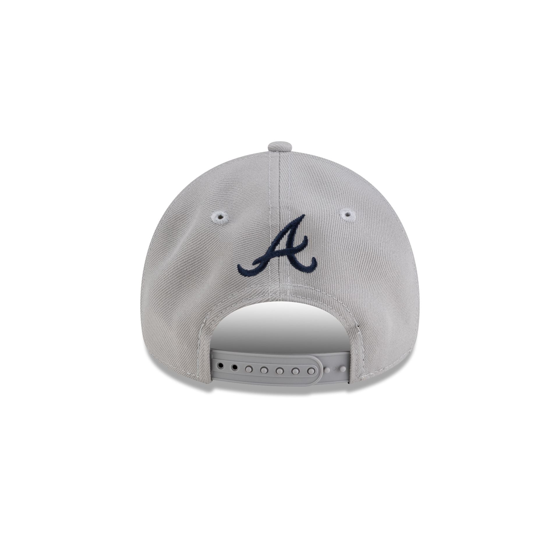 Hyperfly Katakana x Atlanta Braves Gray 9FORTY A-Frame Snapback Hat - Image 6