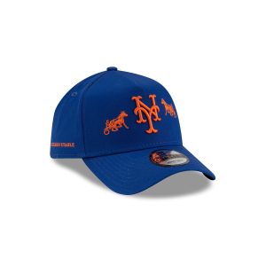 Siegelman Stable x New York Mets Blue 9FORTY A-Frame Snapback Hat