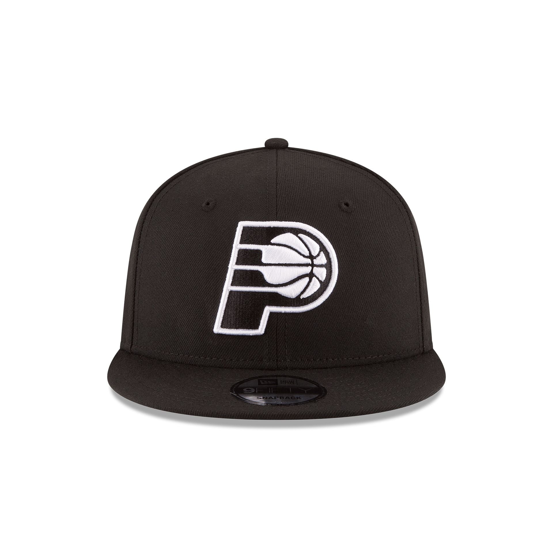 Indiana Pacers Basic Black & White 9FIFTY Snapback Hat - Image 2