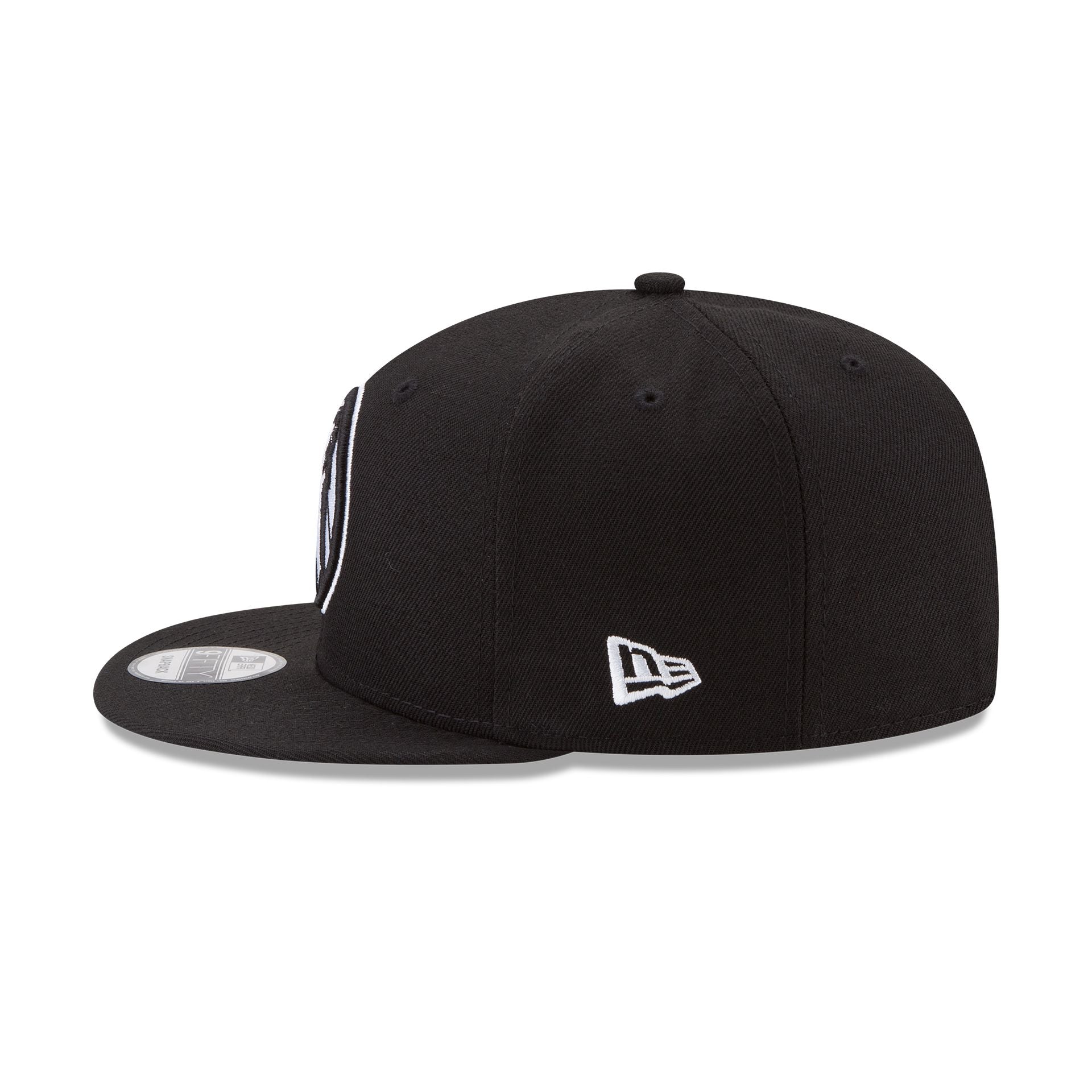 Minnesota Timberwolves Basic Black & White 9FIFTY Snapback Hat - Image 4