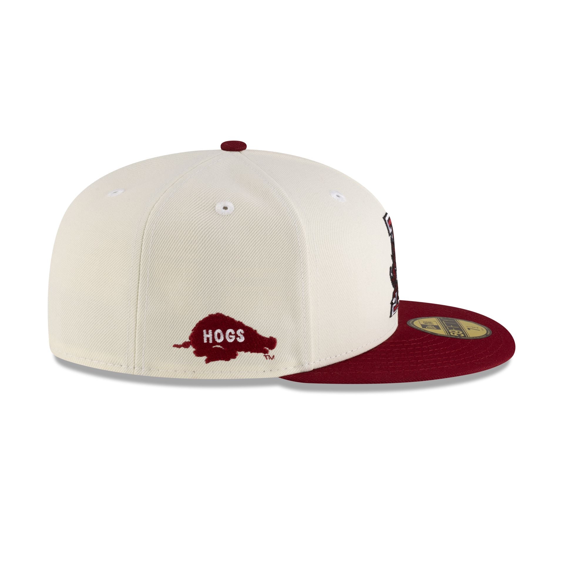 Arkansas Razorbacks College Vault Chrome 59FIFTY Fitted - Image 4