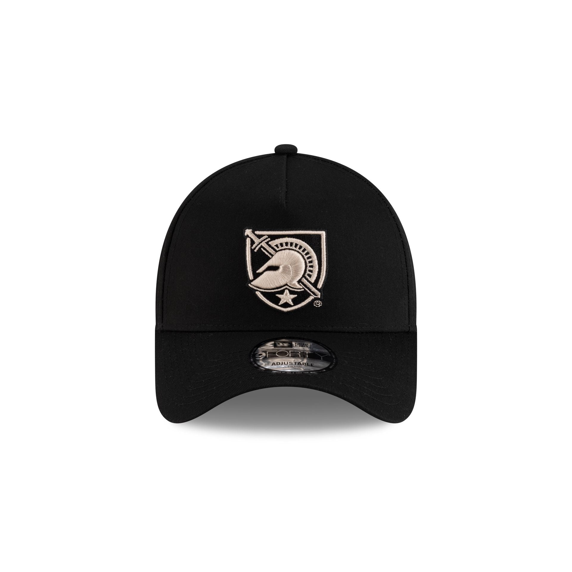 Army Black Knights Black 9FORTY A-Frame Snapback Hat - Image 2