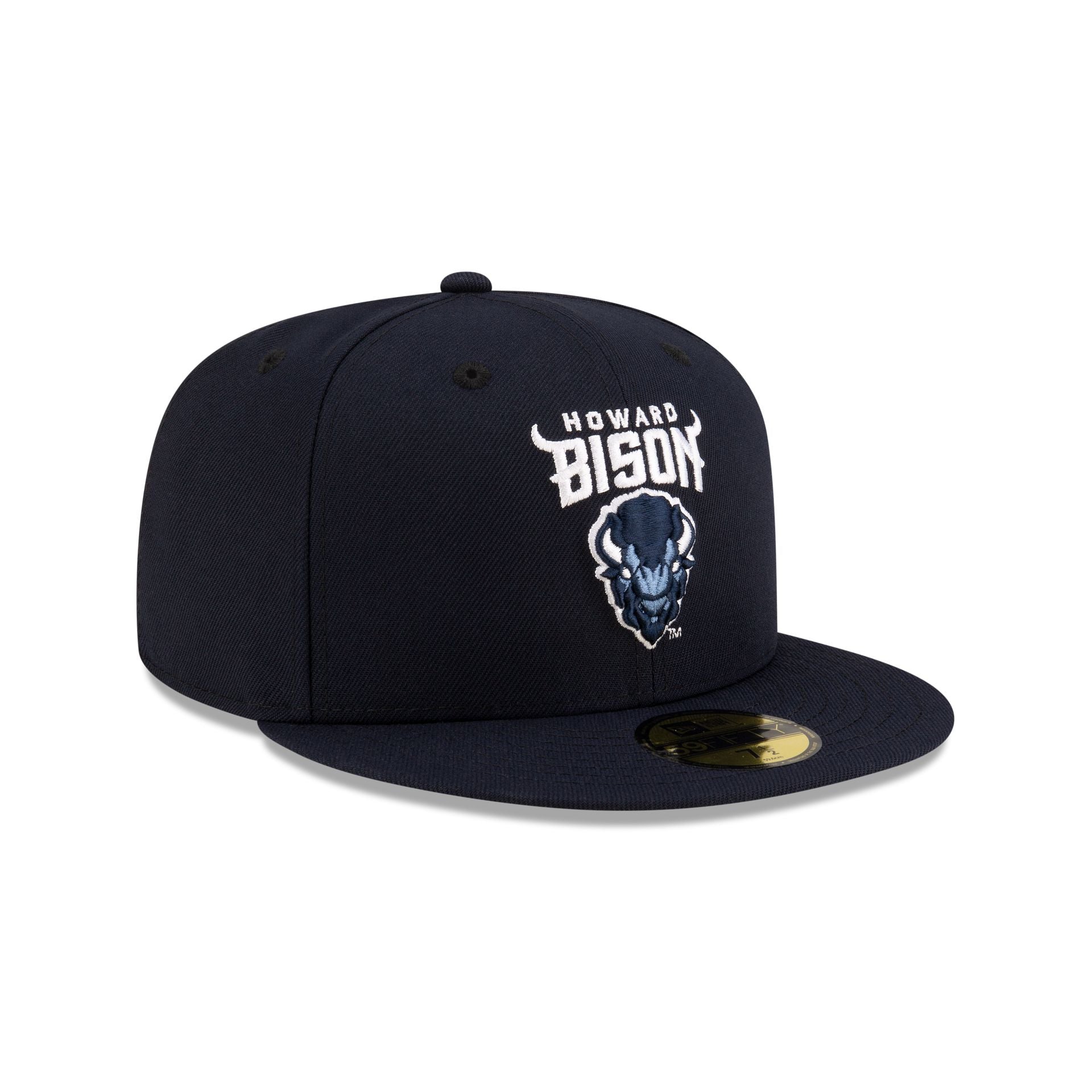 Howard Bison Navy 59FIFTY Fitted Hat - Image 3