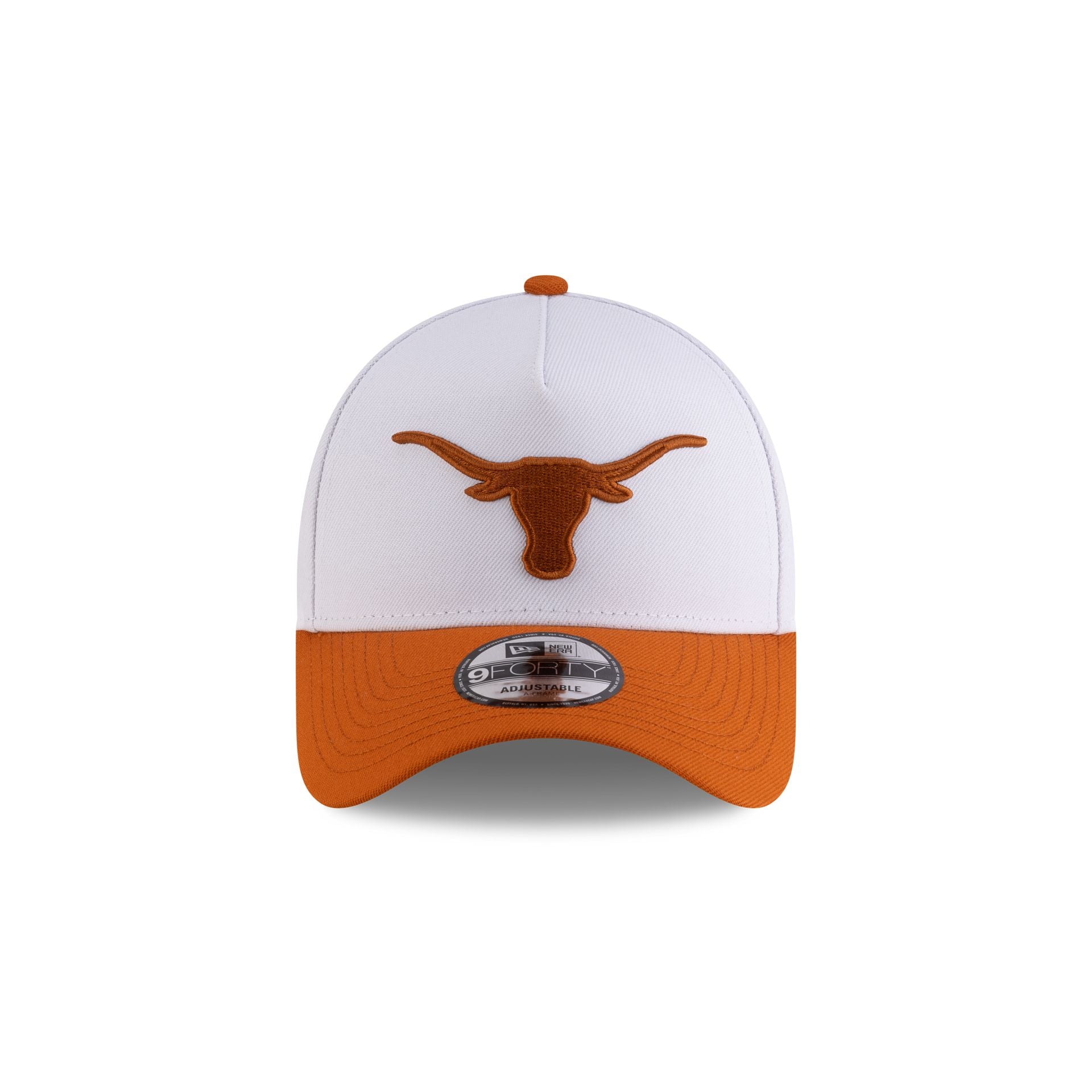 Texas Longhorns White 9FORTY A-Frame Snapback Hat - Image 2