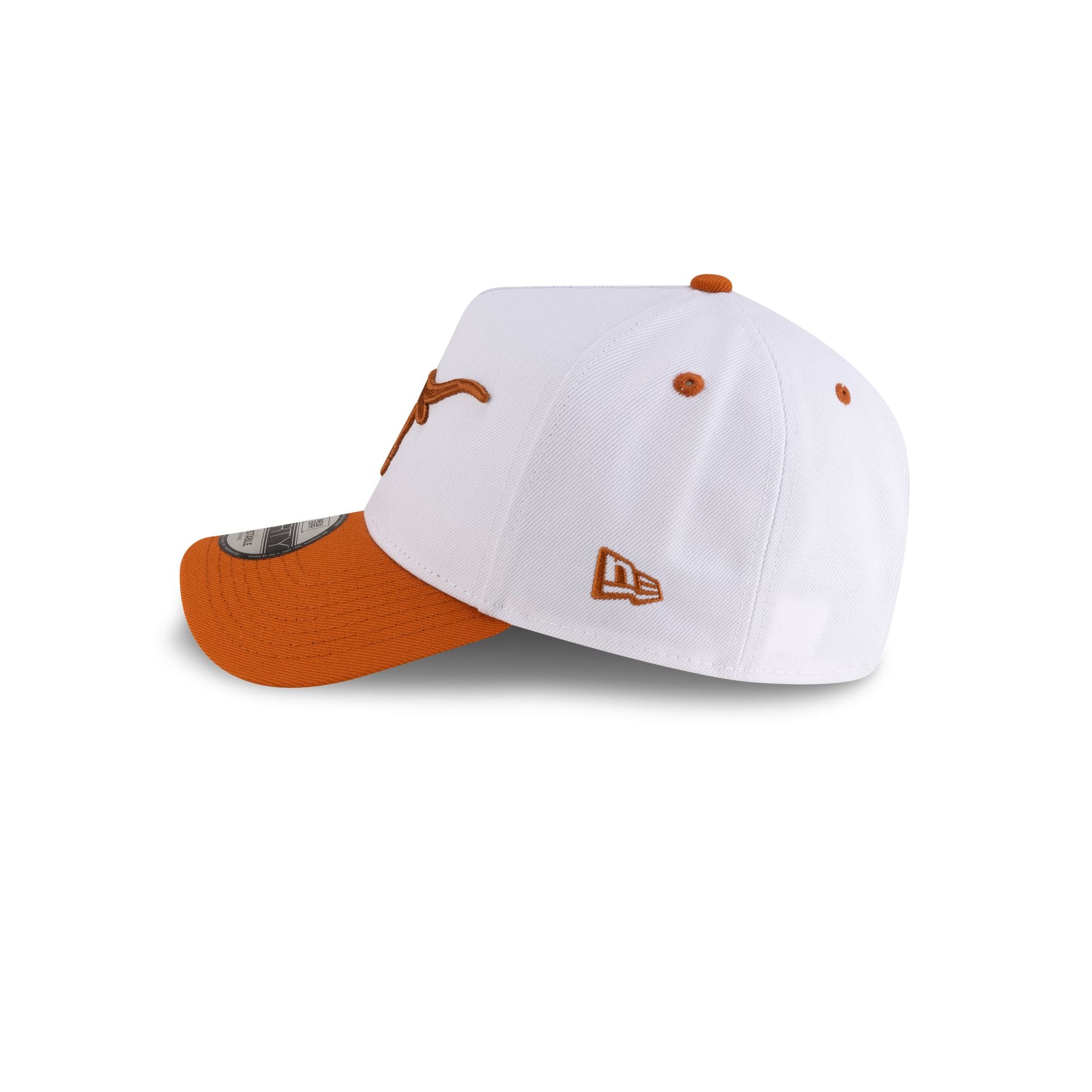 Texas Longhorns White 9FORTY A-Frame Snapback Hat - Image 4