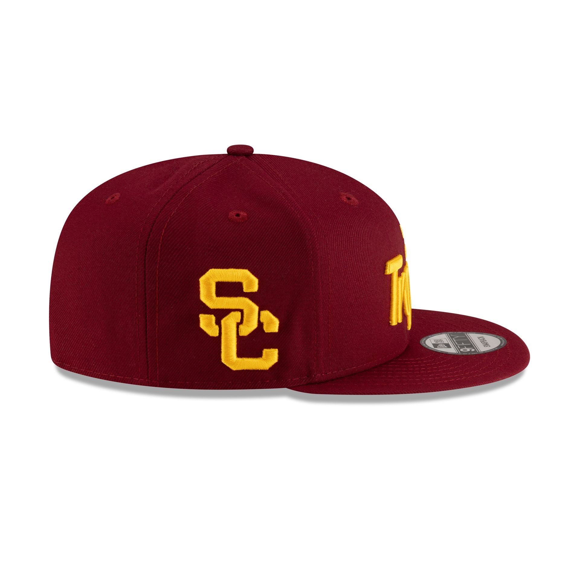 USC Trojans Cardinal Red Script 9FIFTY Snapback Hat - Image 4