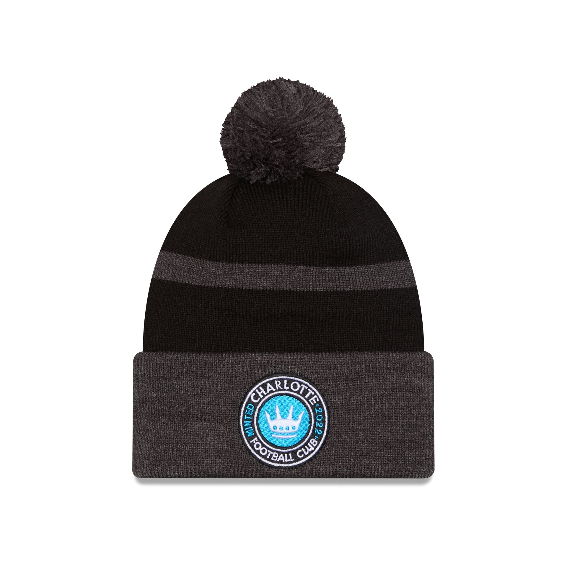Charlotte FC 2025 MLS Kickoff Pom Knit Hat - Image 2