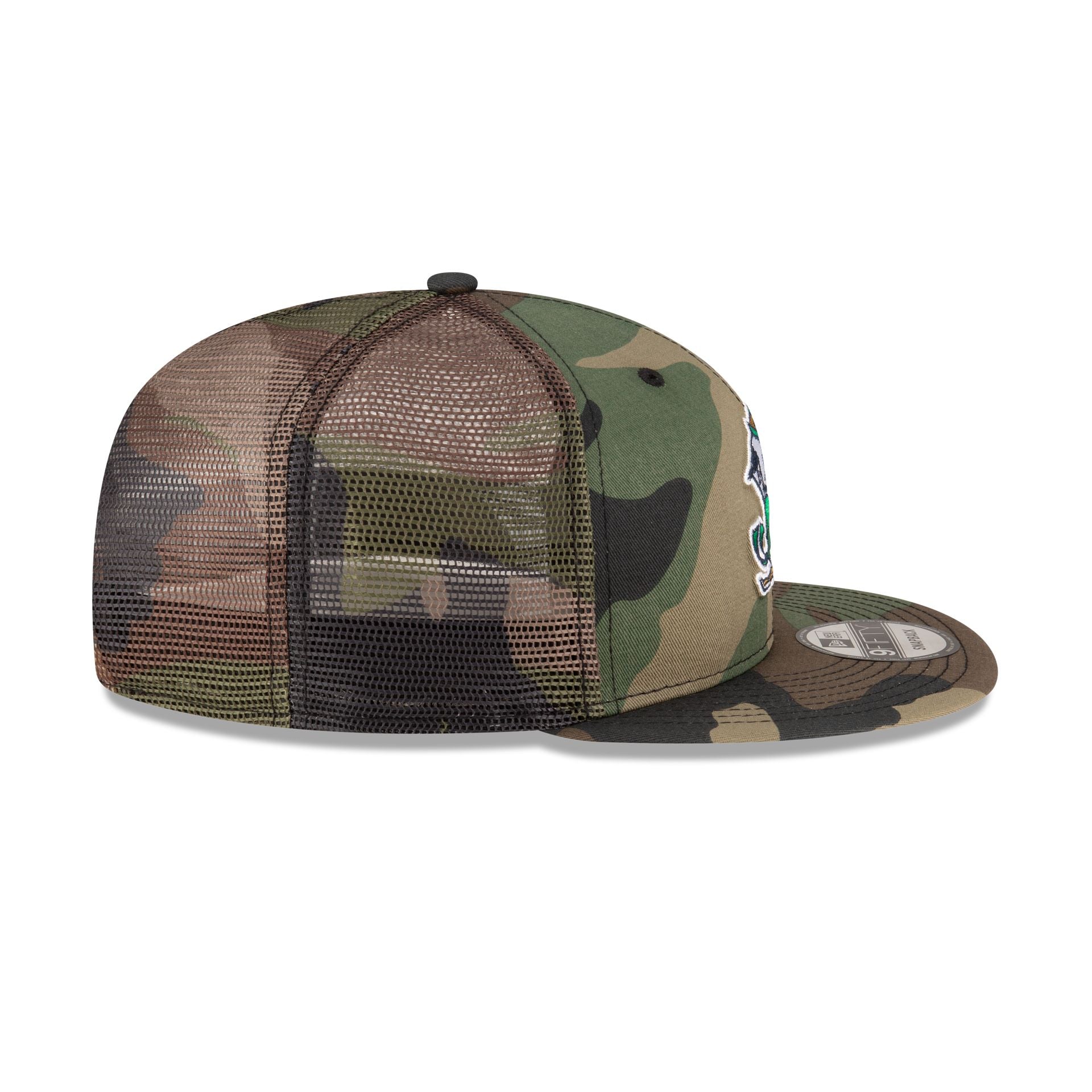 Notre Dame Fighting Irish Camo 9FIFTY Trucker Hat - Image 5