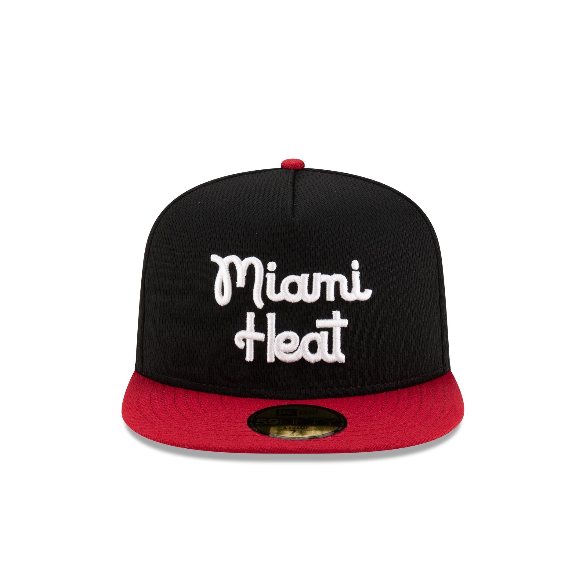 Miami Heat Dashmark Mesh 59FIFTY A-Frame Fitted Hat - Image 2