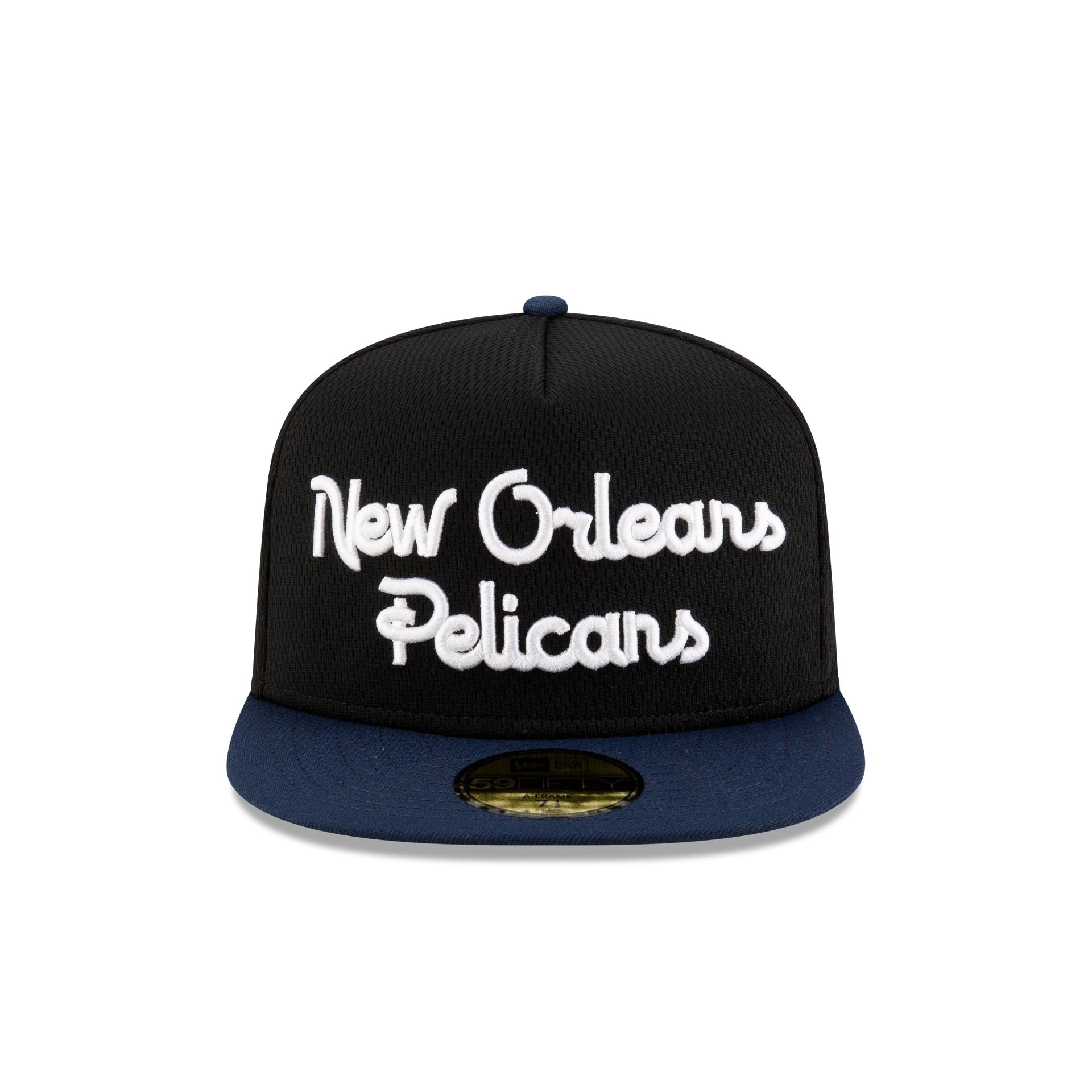 New Orleans Pelicans Dashmark Mesh 59FIFTY A-Frame Fitted Hat - Image 2