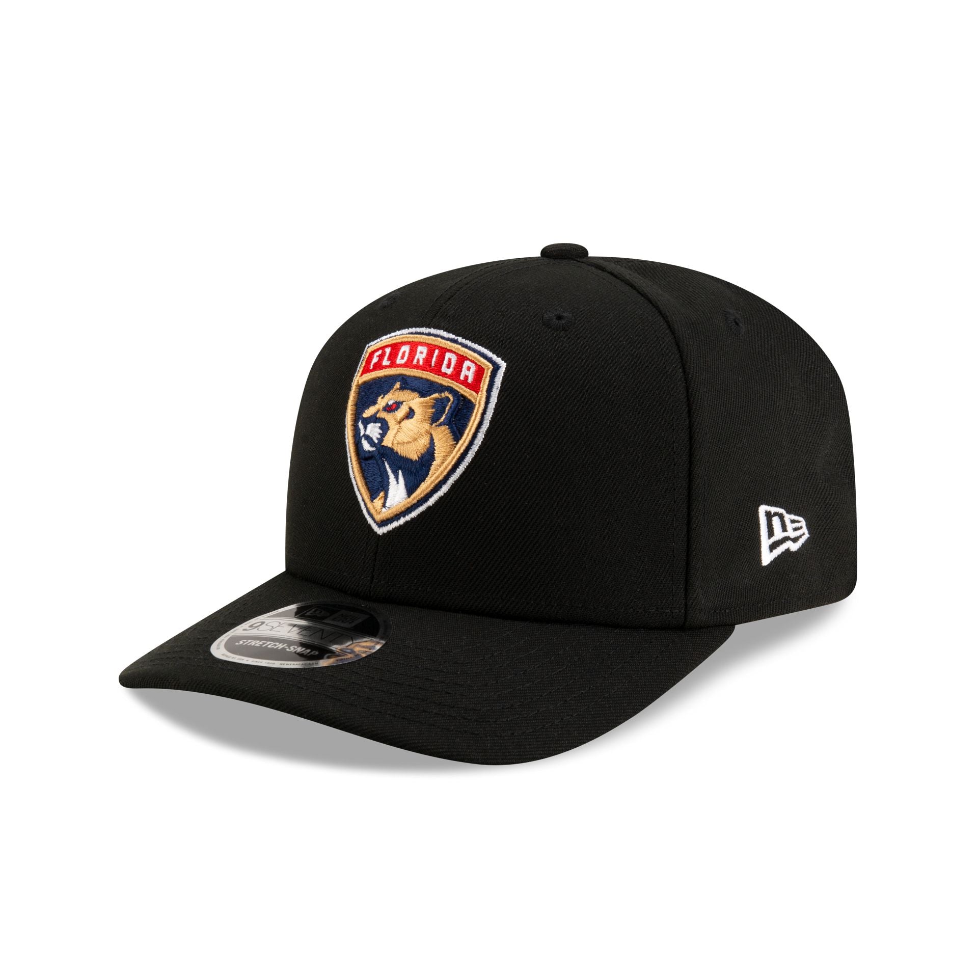Florida Panthers Black 9SEVENTY Stretch-Snap Hat