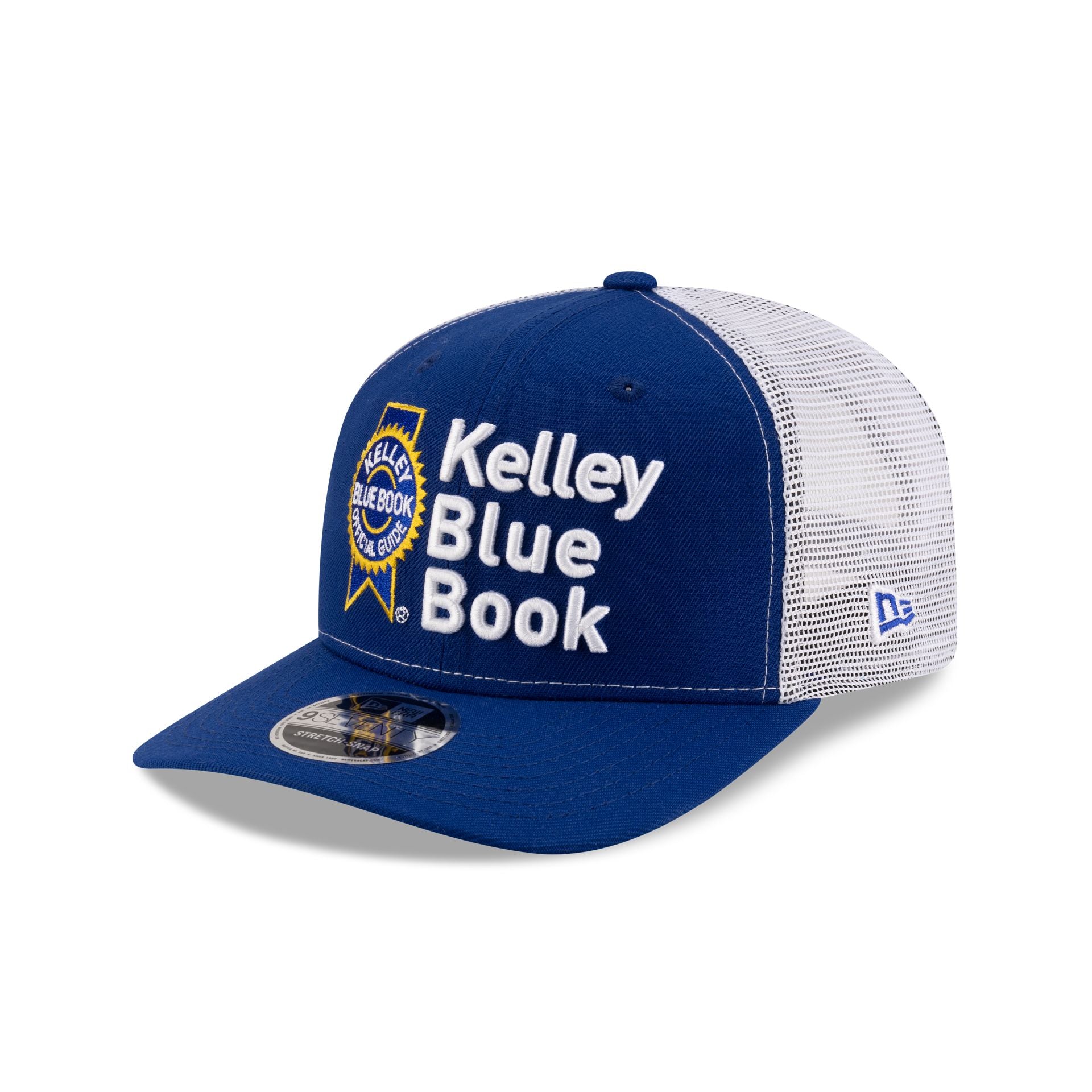 Hendrick Motorsports Chase Elliott Kelly Blue Book Partner 9SEVENTY Stretch-Snap Trucker Hat - Image 3