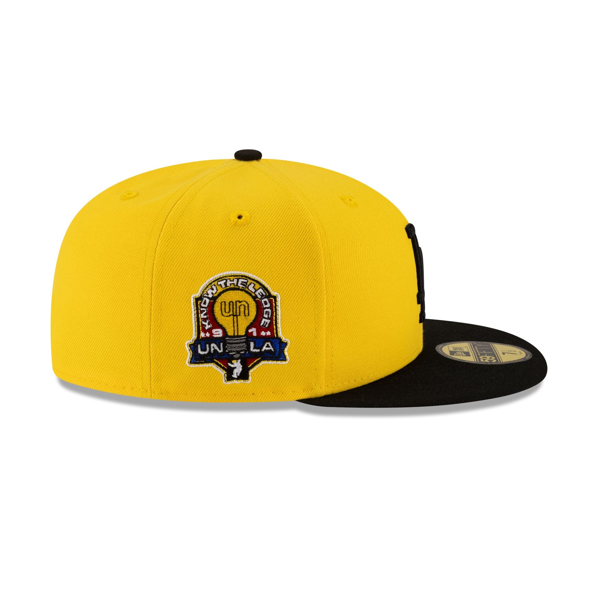 Union x Los Angeles Dodgers Yellow 59FIFTY Fitted Hat - Image 4