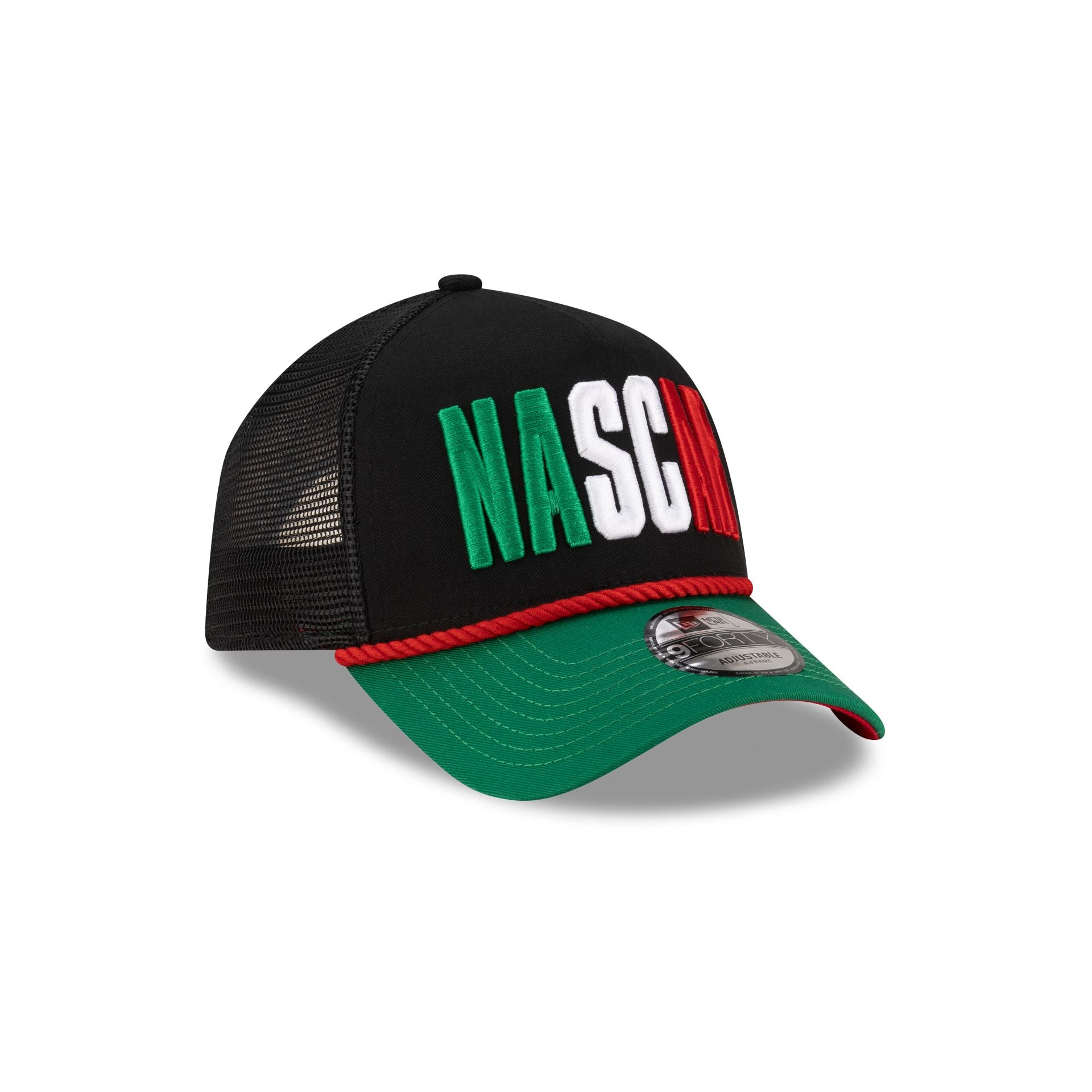 NASCAR Classics Mexico City Race 9FORTY A-Frame Trucker Hat - Image 3